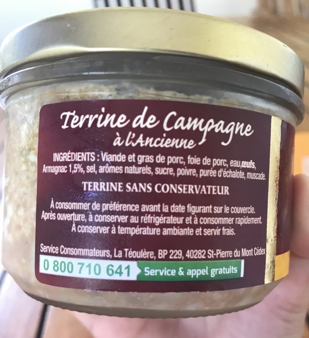 Delpeyrat Terrine de nos Campagnes packshot
