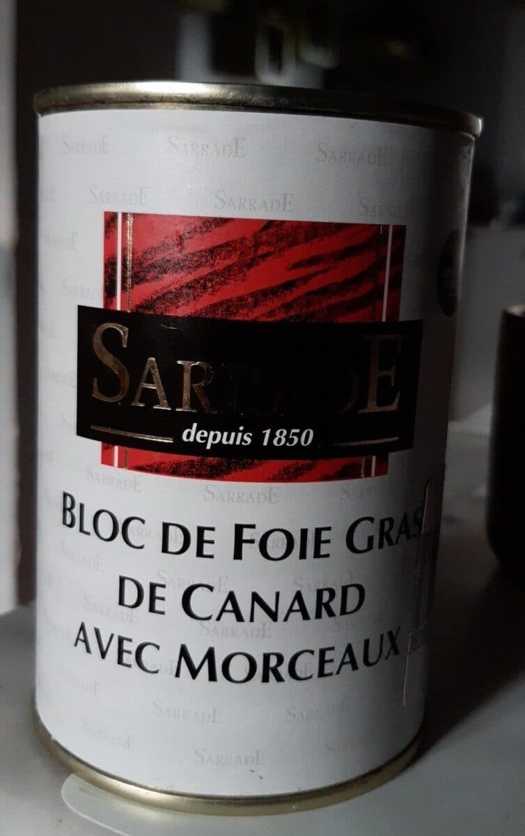Leymarie Bloc de foie gras de canard avec morceaux packshot