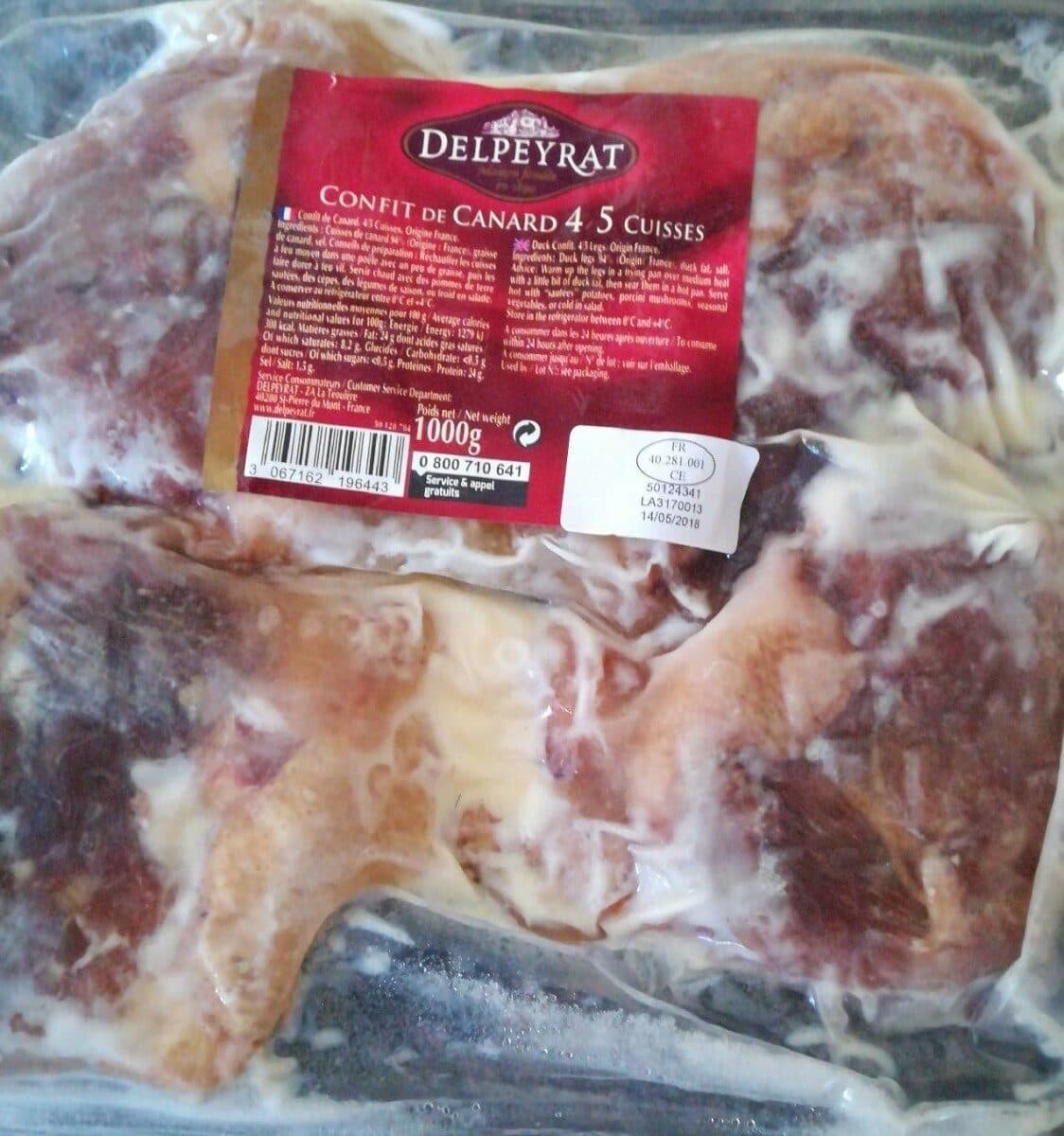 Delpeyrat Confit de canard / cuisses packshot