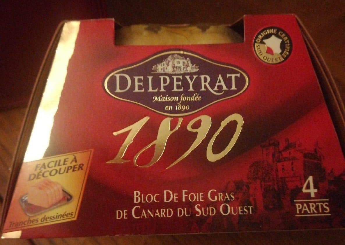 Delpeyrat Bloc Foie Gras De Canard du Sud-Ouest packshot