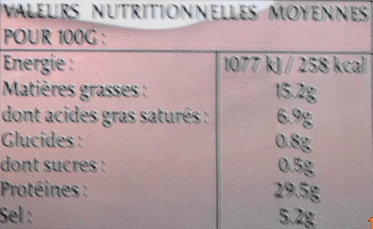 Delpeyrat Jambon de Bayonne, grandes tranches packshot