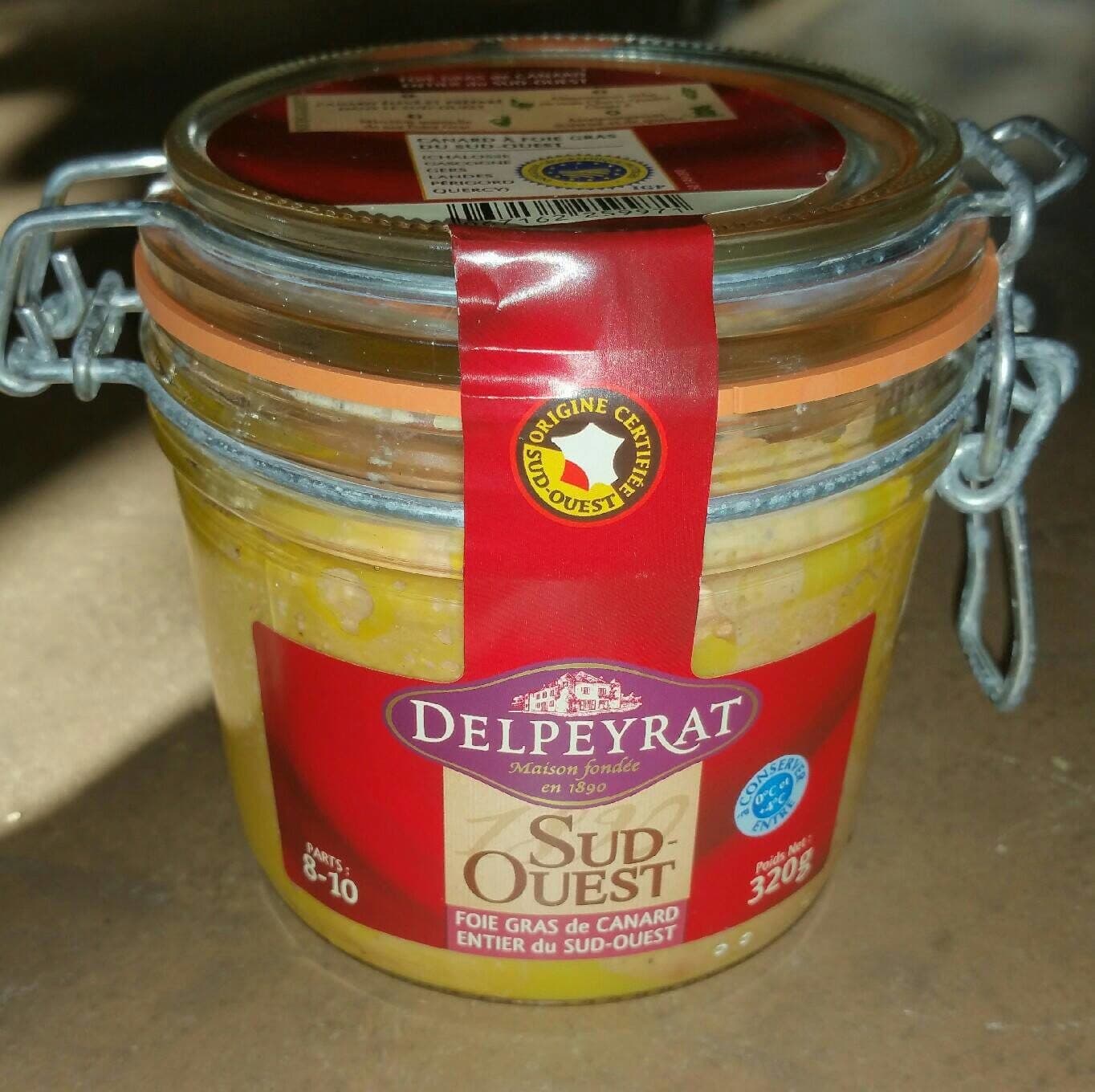 Delpeyrat Foie gras entier du sud-ouest packshot