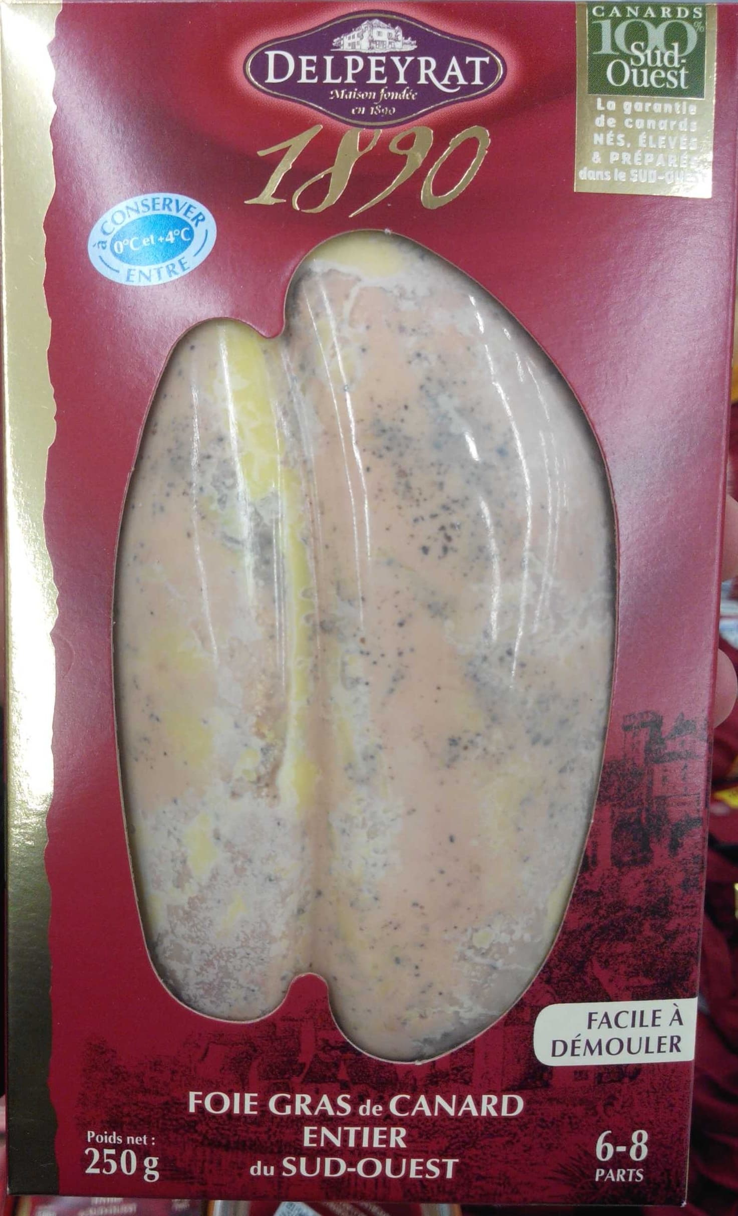 Delpeyrat Foie gras de canard entier du sud-ouest packshot