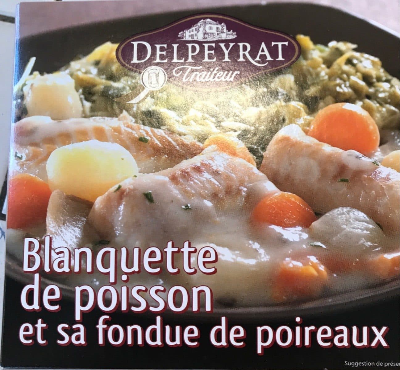 Delpeyrat Blanquette de poisson et sa fondue de poireaux packshot