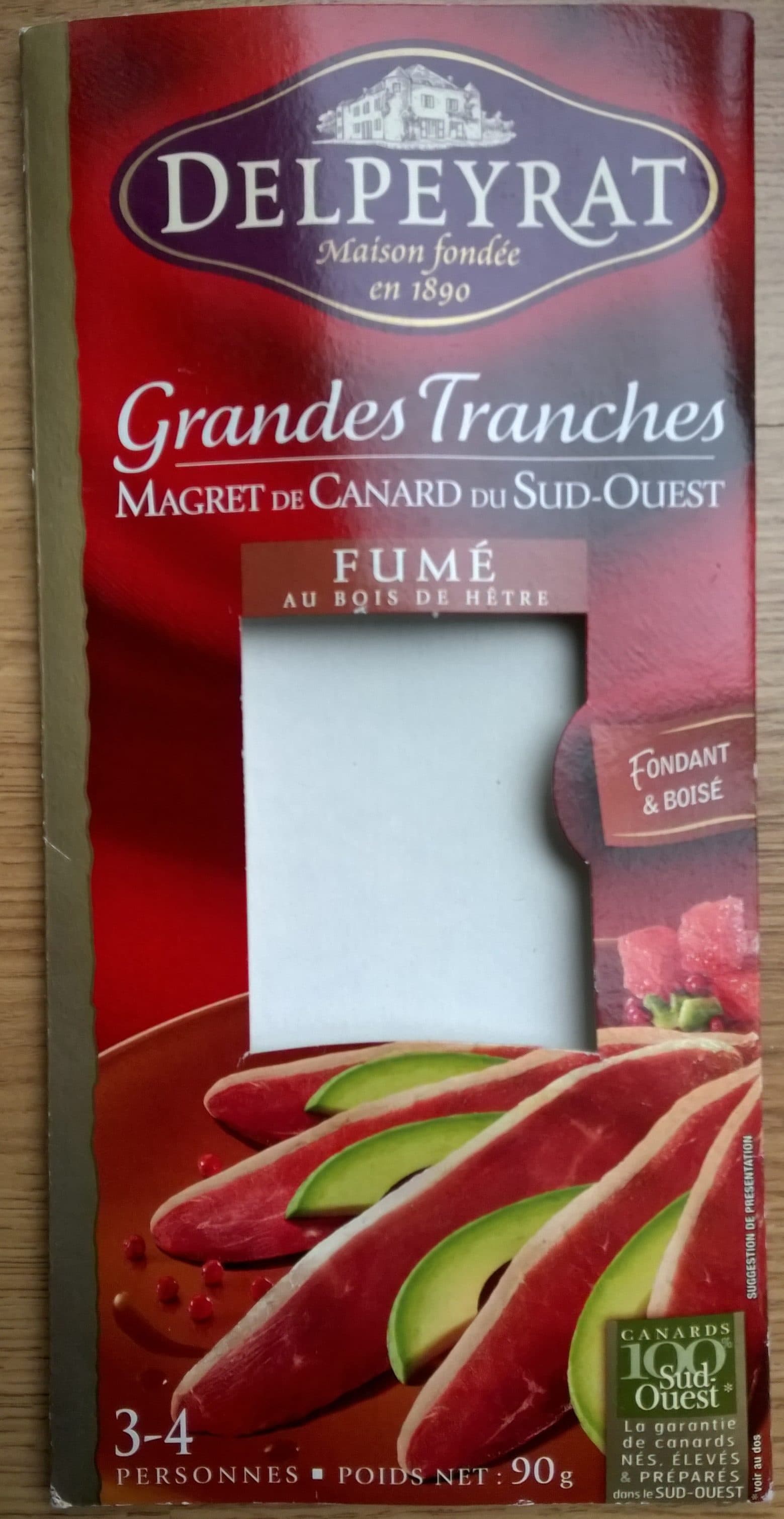 Delpeyrat Grandes Tranches Magret de Canard du Sud-Ouest packshot