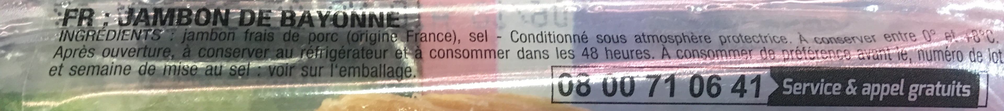Delpeyrat Jambon de bayonne packshot