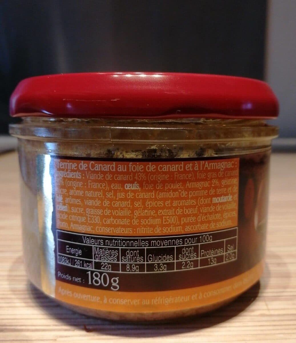 Delpeyrat Terrine Canard Armagnac Delpeyrat 180 G, 1 Bocal packshot