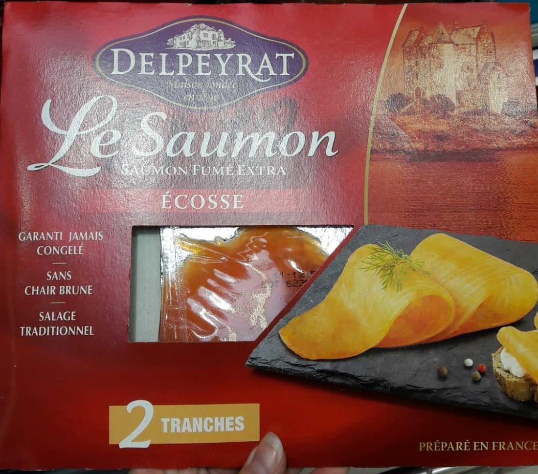 Delpeyrat Le saumon fumé extra packshot
