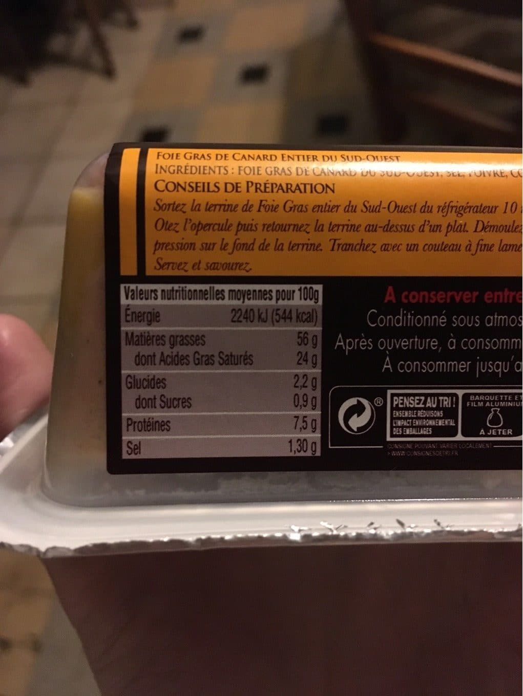 R junca Delpeyrat foie gras entier packshot