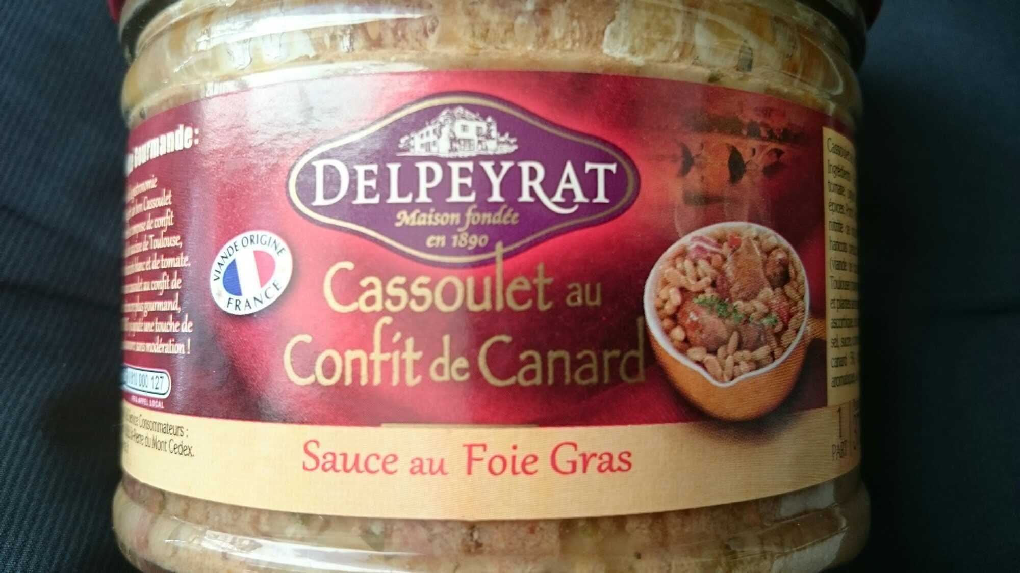 Delpeyrat Cassoulet au Confit de Canard - sauce au Foie Gras packshot