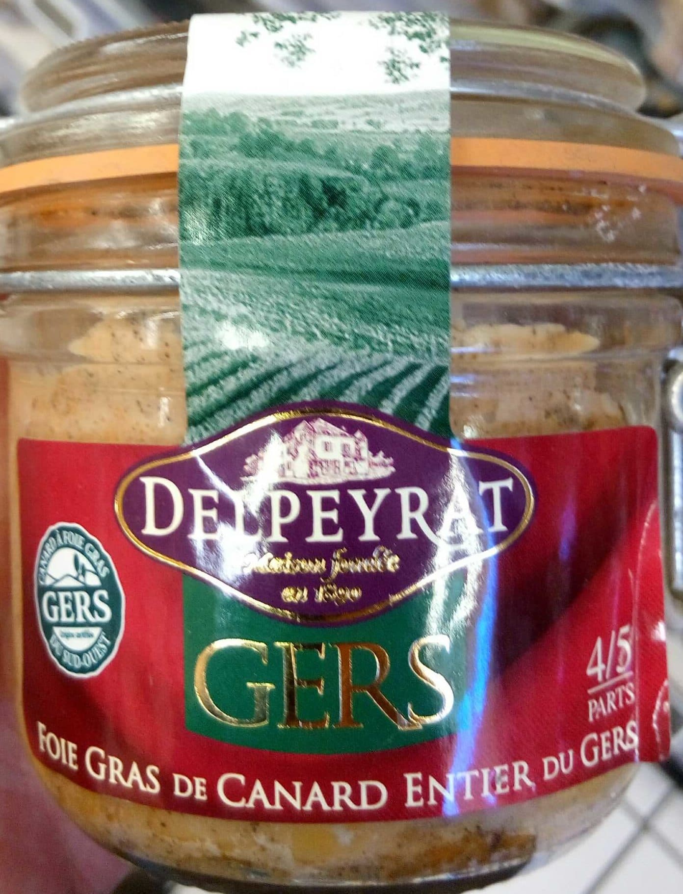 Delpeyrat Foie gras de canard entier du gers packshot
