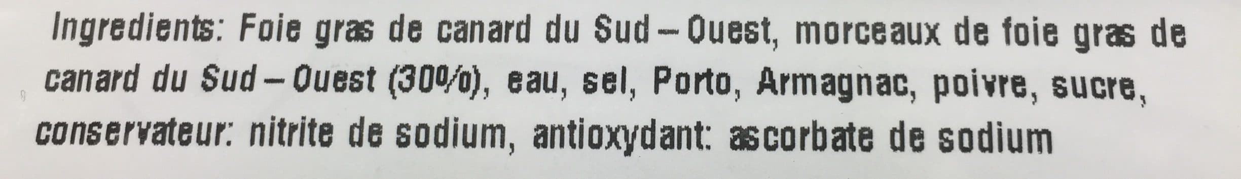 Delpeyrat Bloc de Foie gras de canard du sud ouest avec morceaux packshot