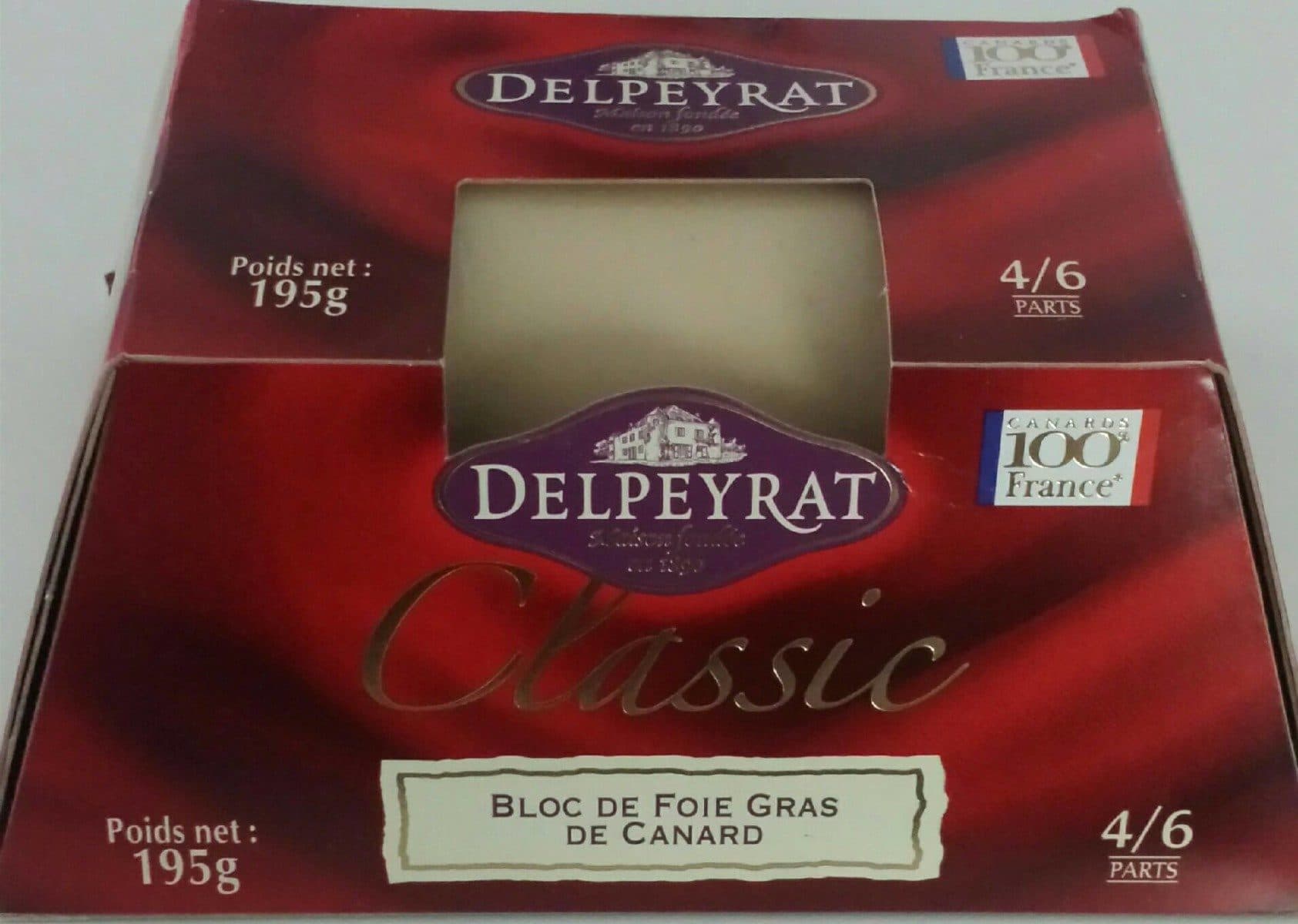 Delpeyrat Bloc foie gras de canard packshot