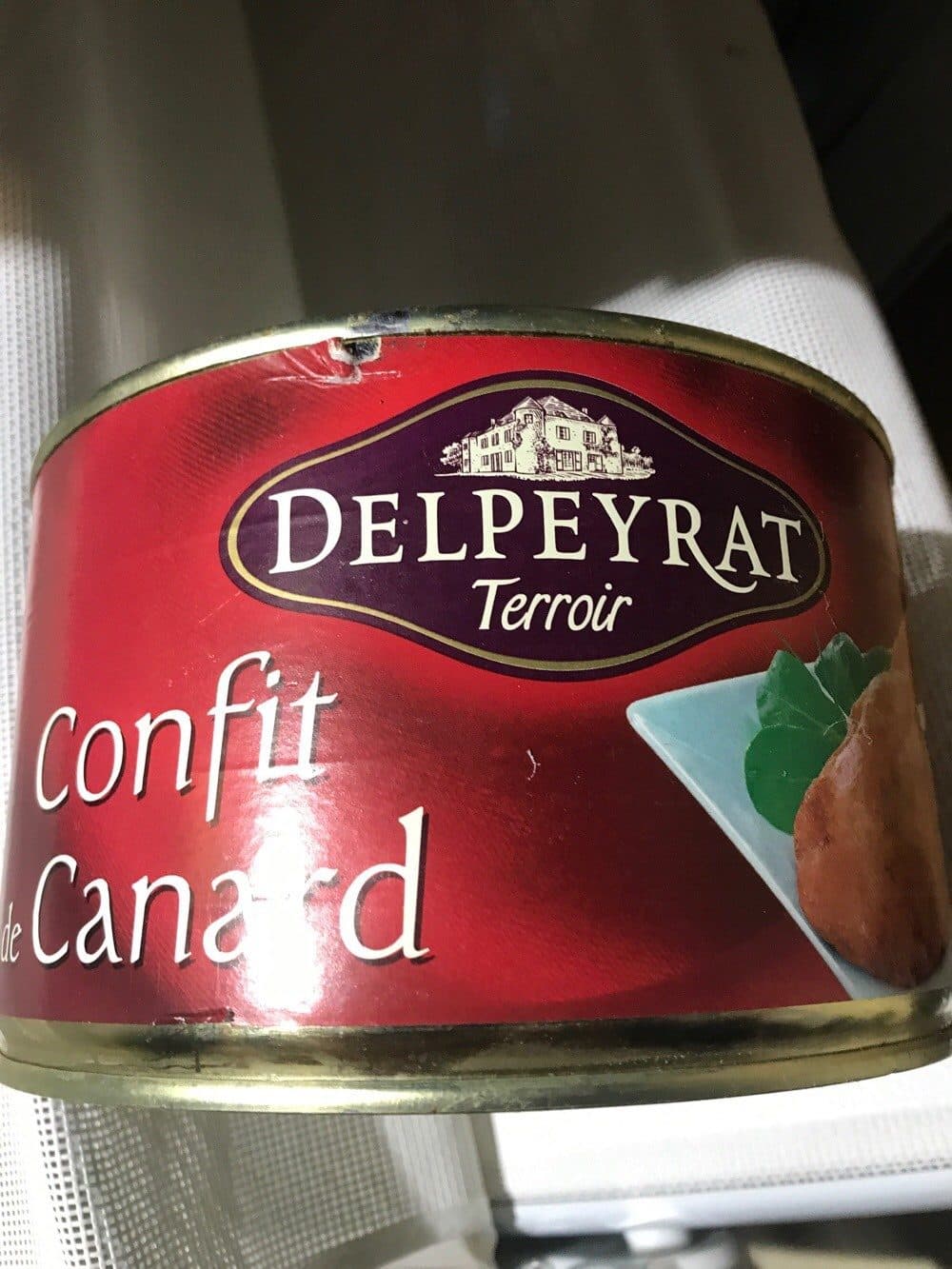 Delpeyrat Confit de canard 4 à 5 cuisses DELPEYRAT, boîte de packshot