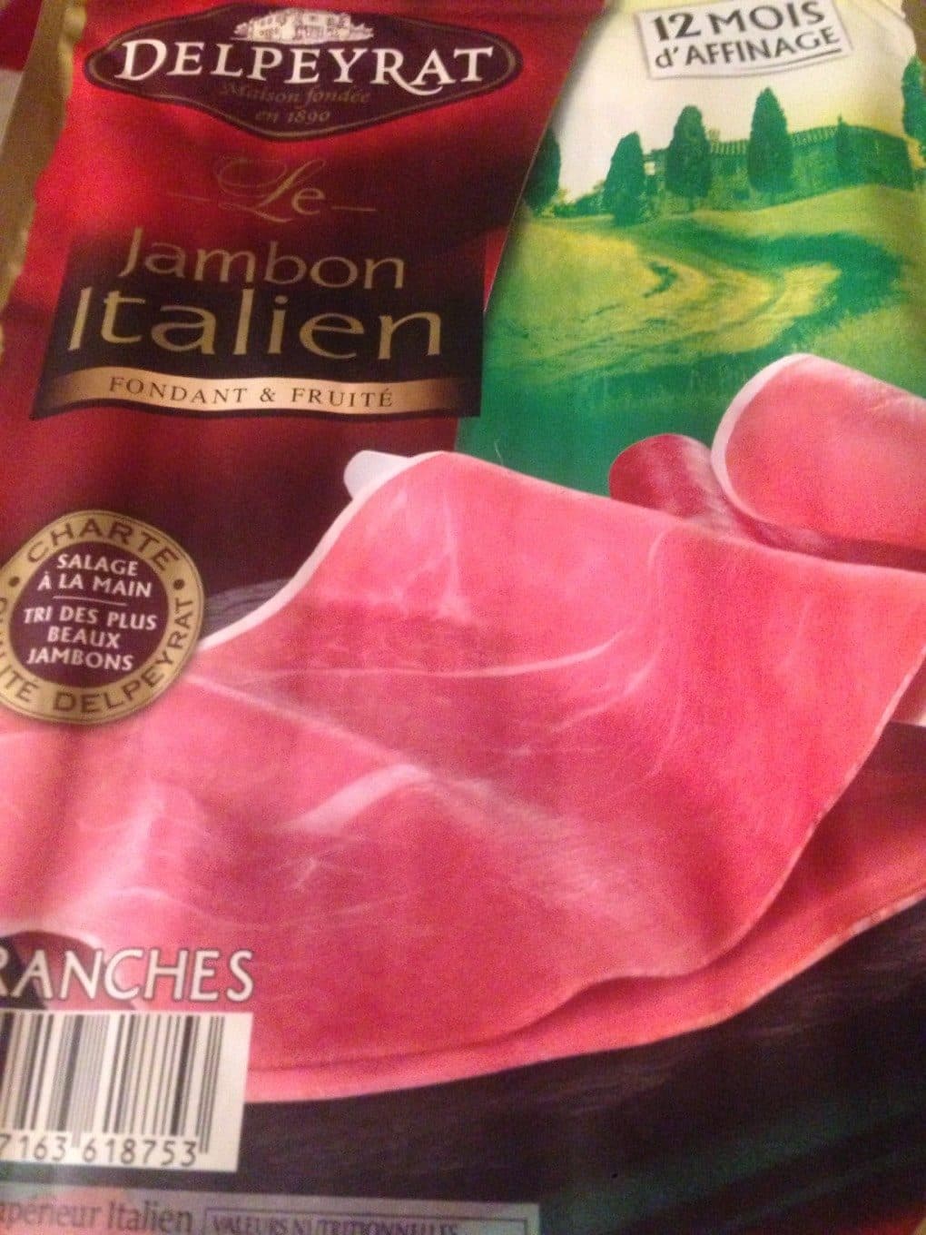 Delpeyrat Le jambon italien packshot