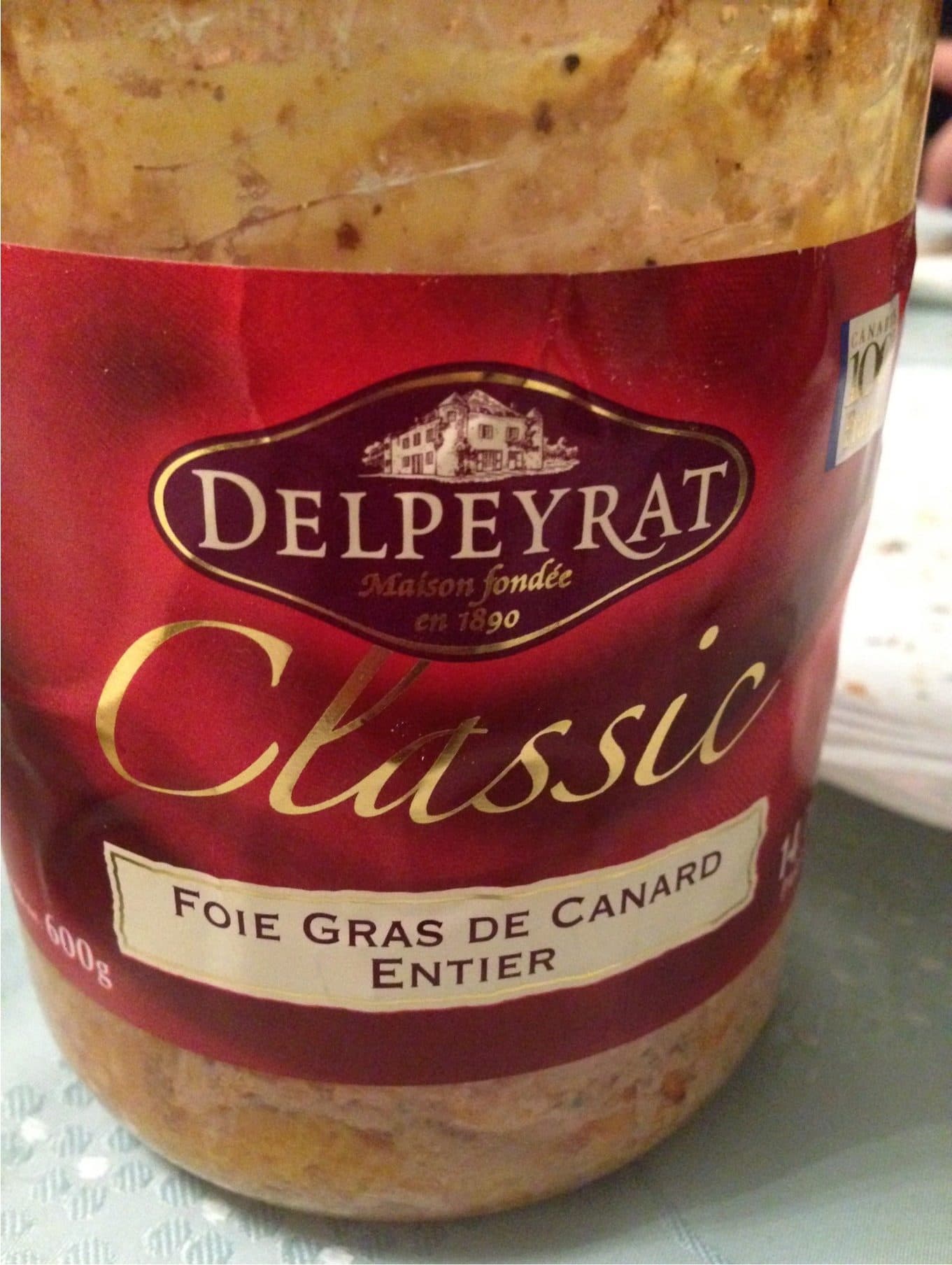 Delpeyrat Foie gras de canard entier packshot