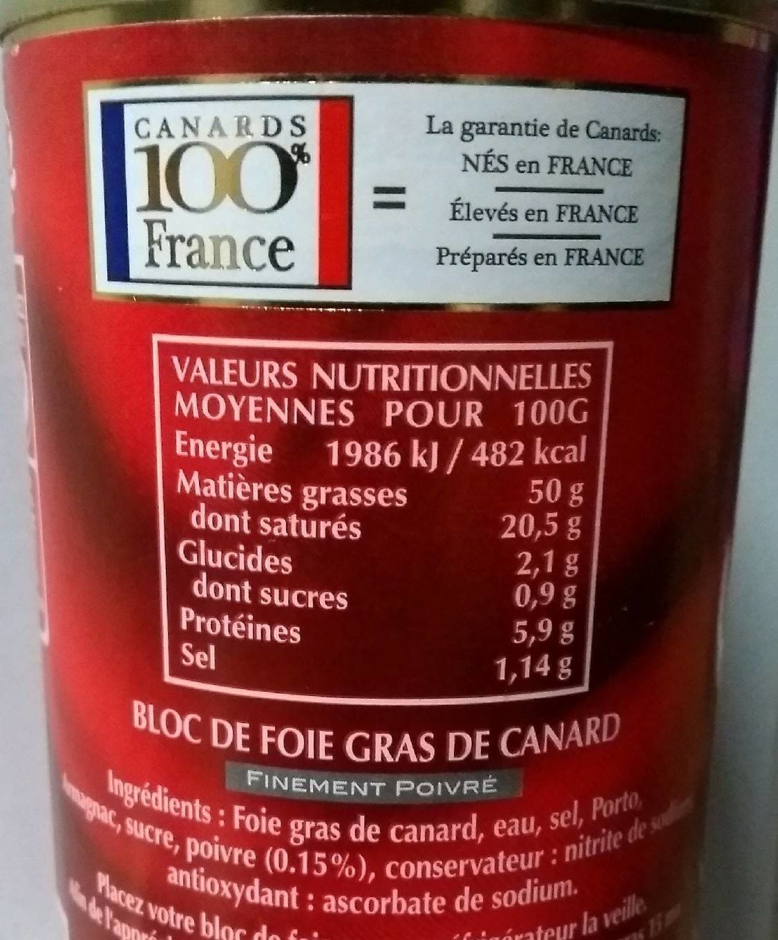Delpeyrat Bloc de foie gras de canard finement poivre packshot
