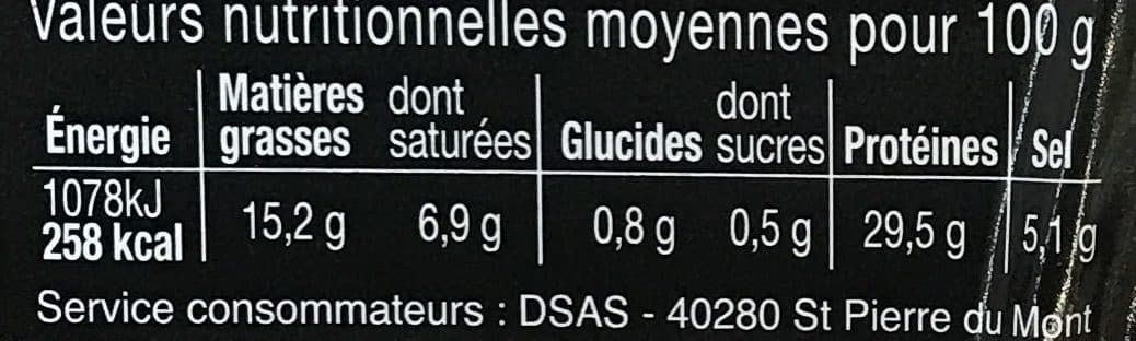 DSAS Jambon des Pyrénées packshot