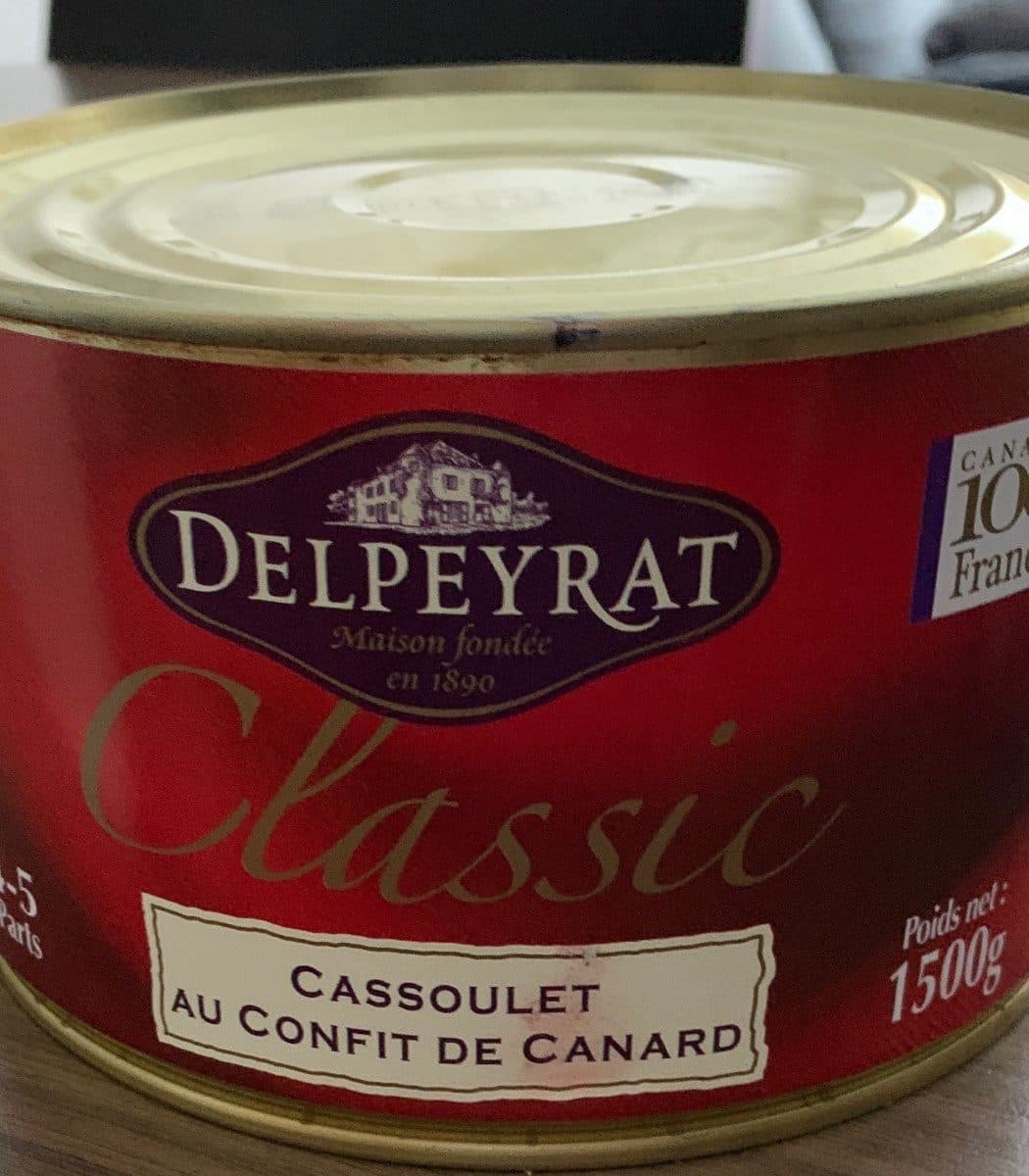 DELPEYRAT Classic - Cassoulet confit canard packshot