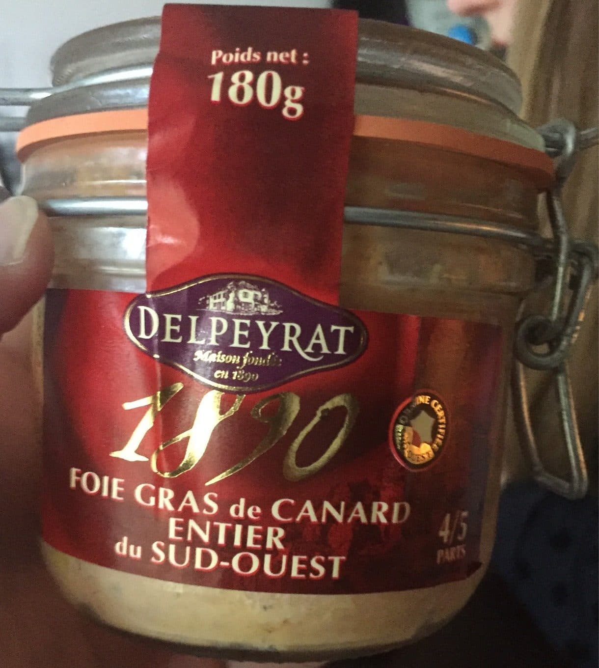 Delpeyrat Foie gras de canard entier packshot