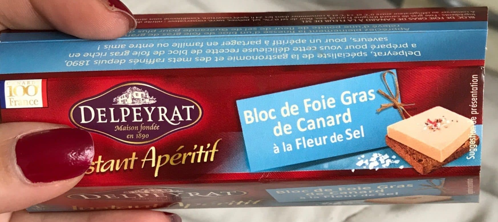 Delpeyrat Bloc de foie gras de canard fleur de sel packshot