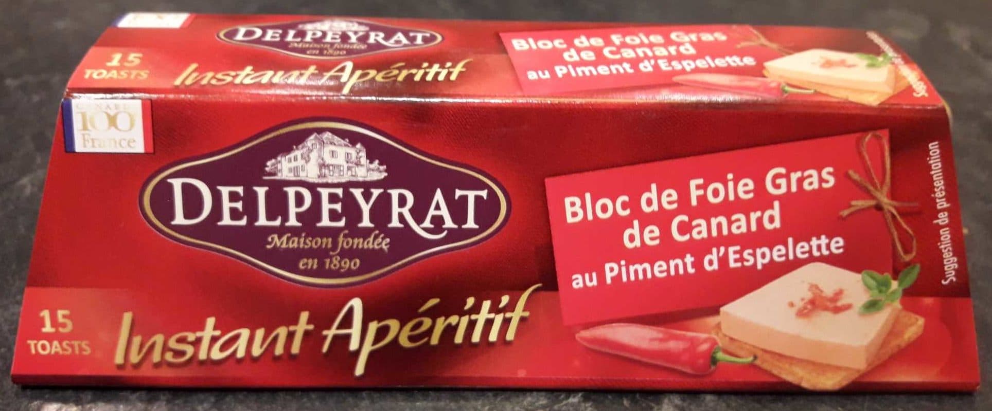 Delpeyrat Bloc de Foie Gras de Canard au Piment d'Espelette packshot