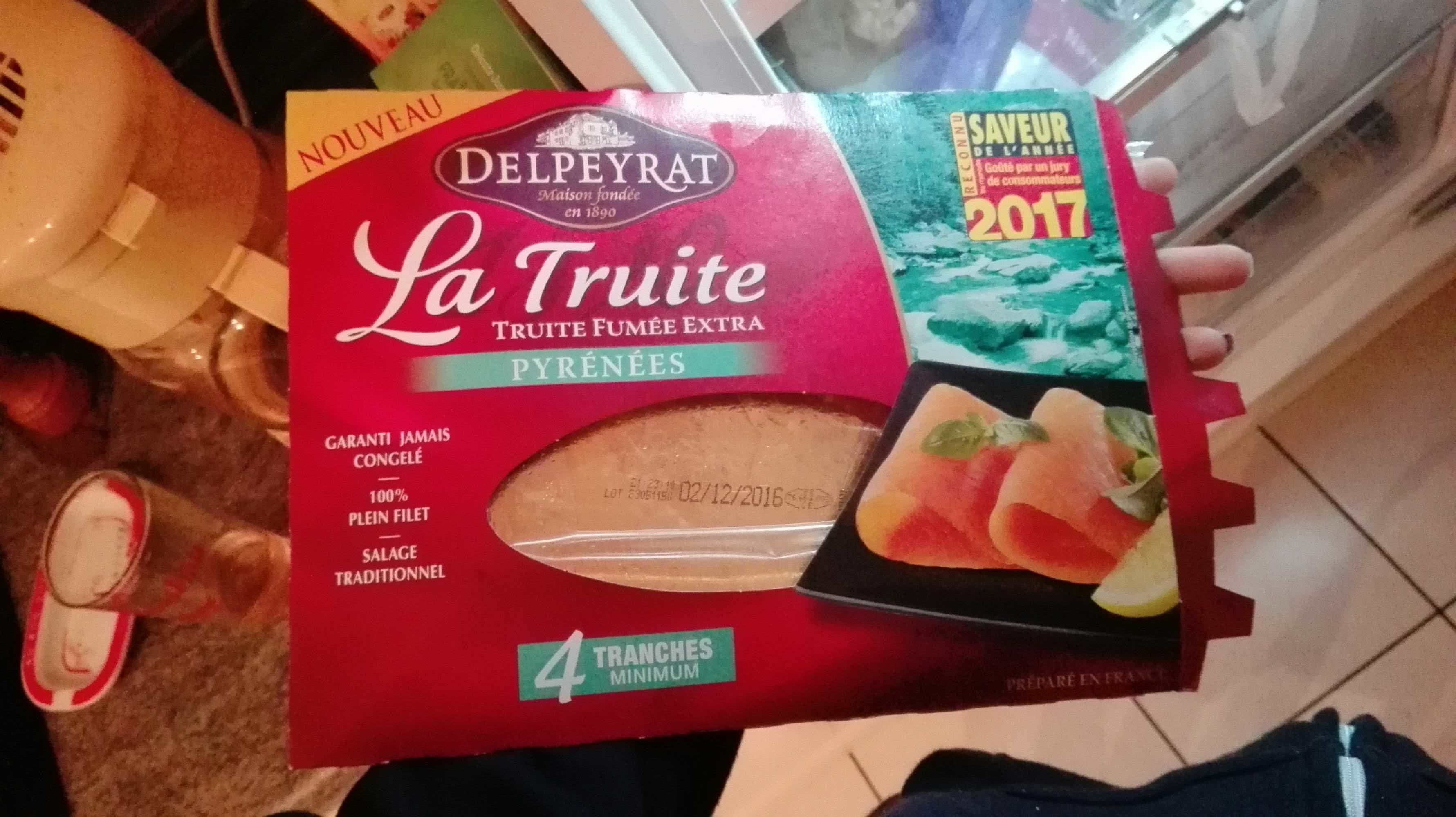 Delpeyrat La truite Pyrénées packshot
