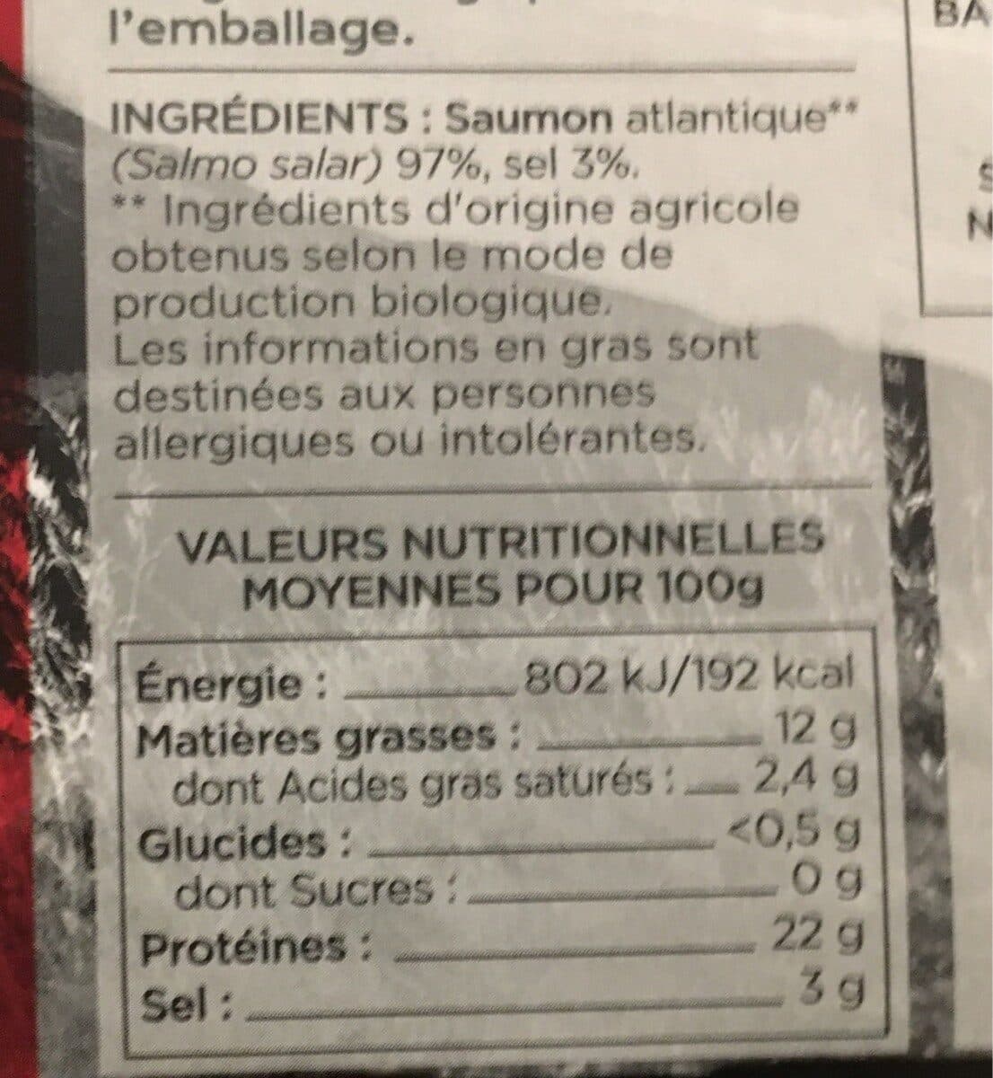 Delpeyrat Saumon fumé bio packshot