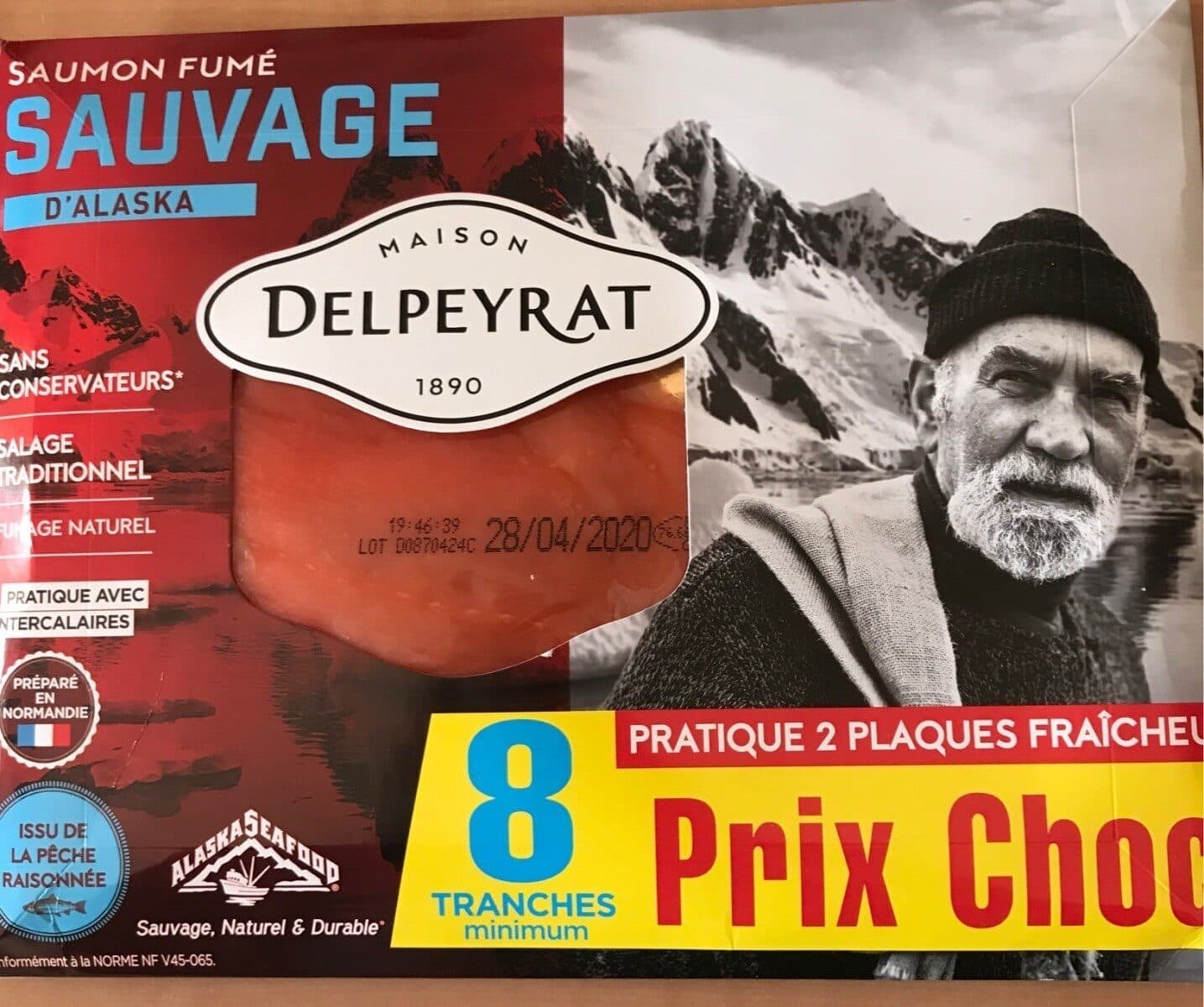 Delpeyrat Saumon sauvage packshot