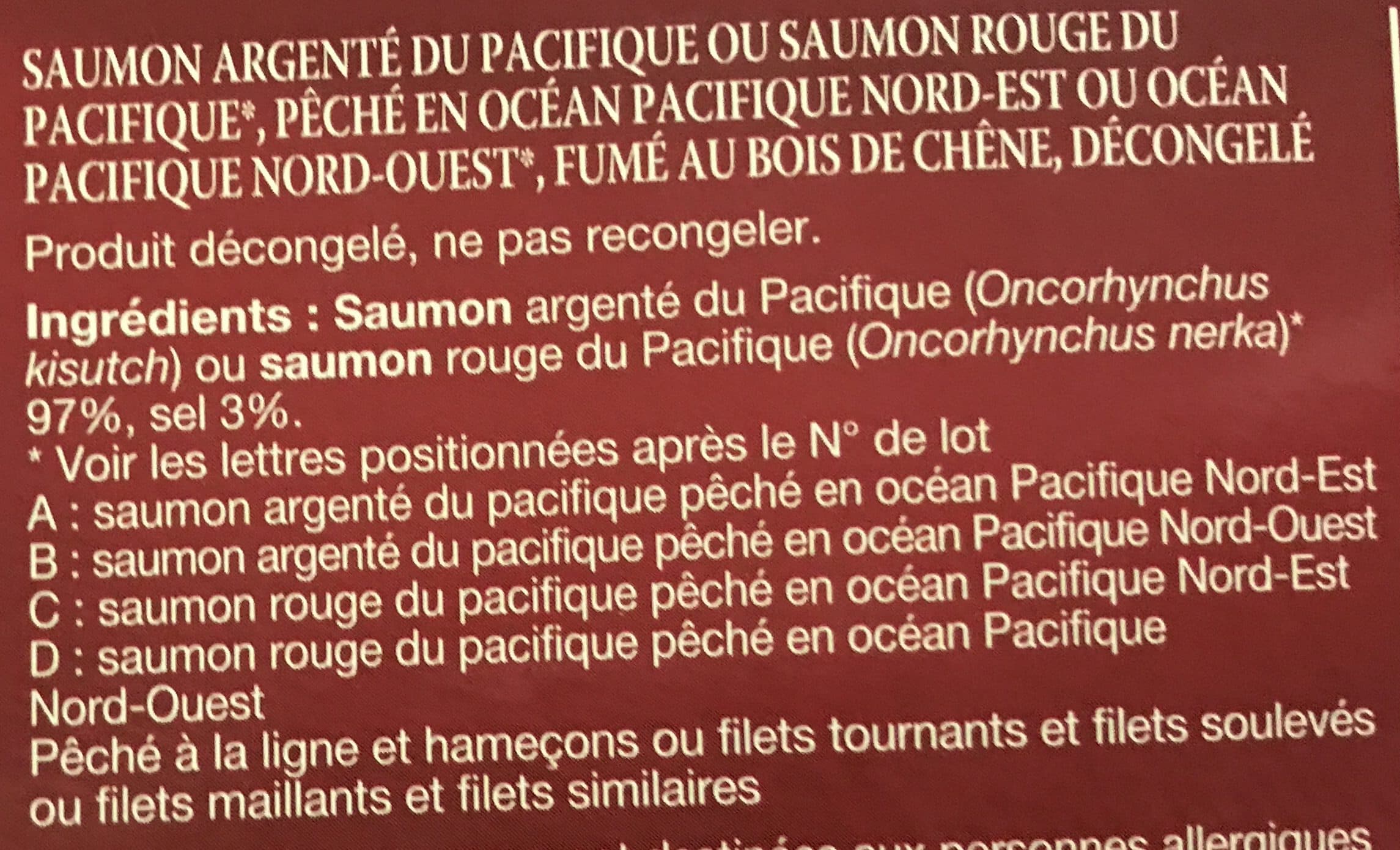 Delpeyrat Le saumon fumé sauvage packshot