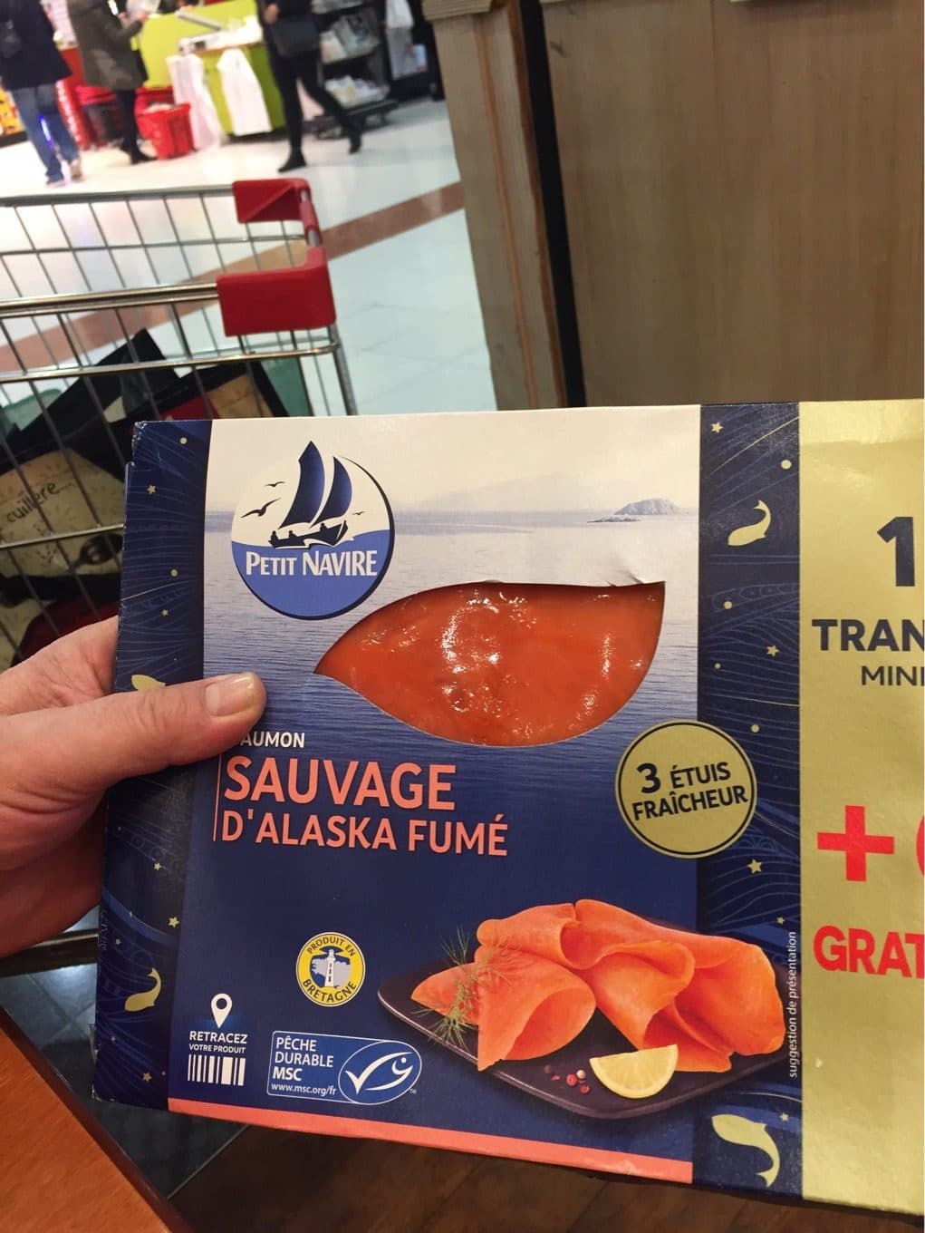 Petit Navire Saumon fumé packshot