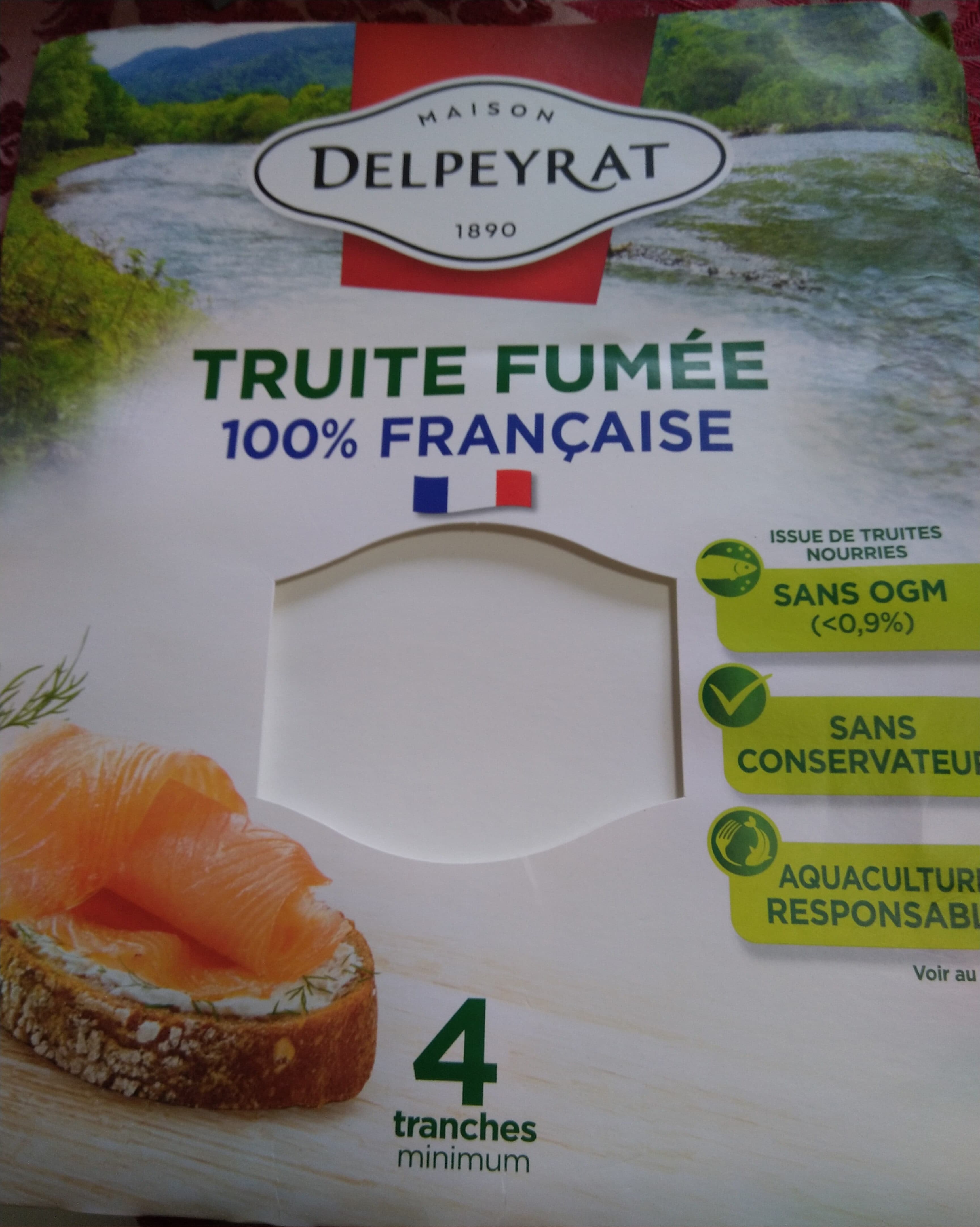Delpeyrat Truite Fumée Pyrénées packshot