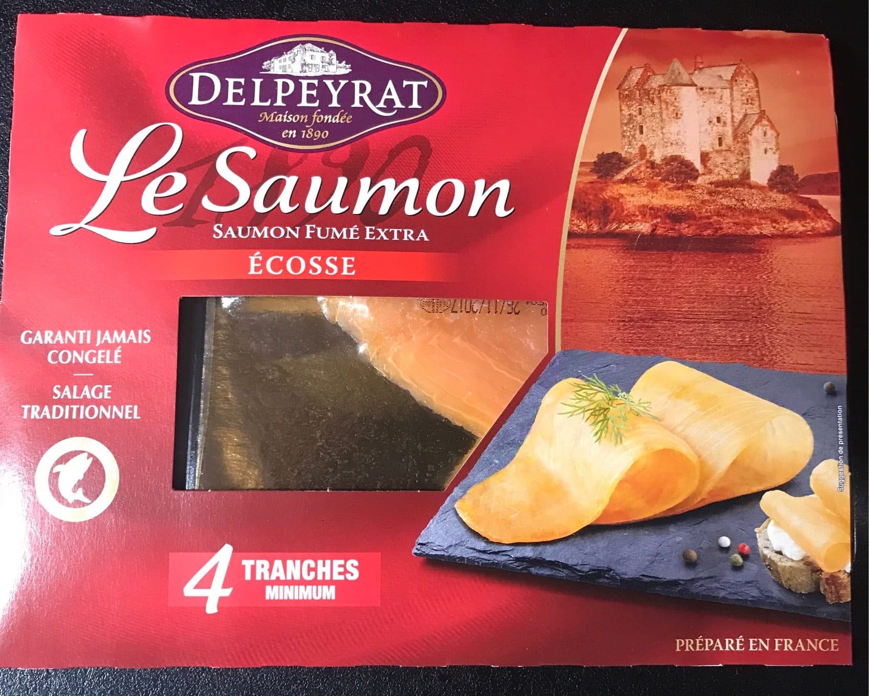 Delpeyrat Le Saumon - Saumon fumé extra Êcosse packshot