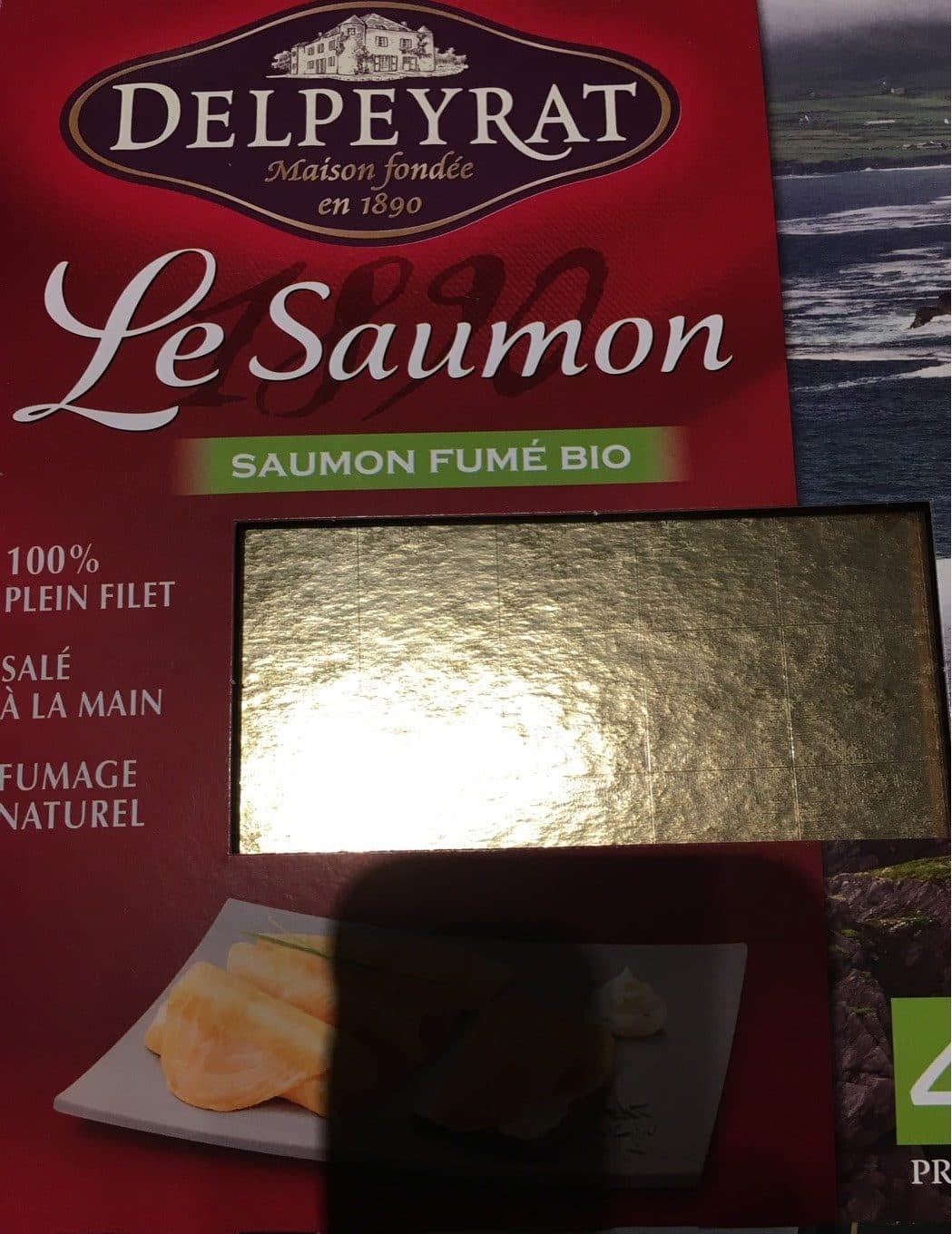 Delpeyrat Le saumon fumé packshot