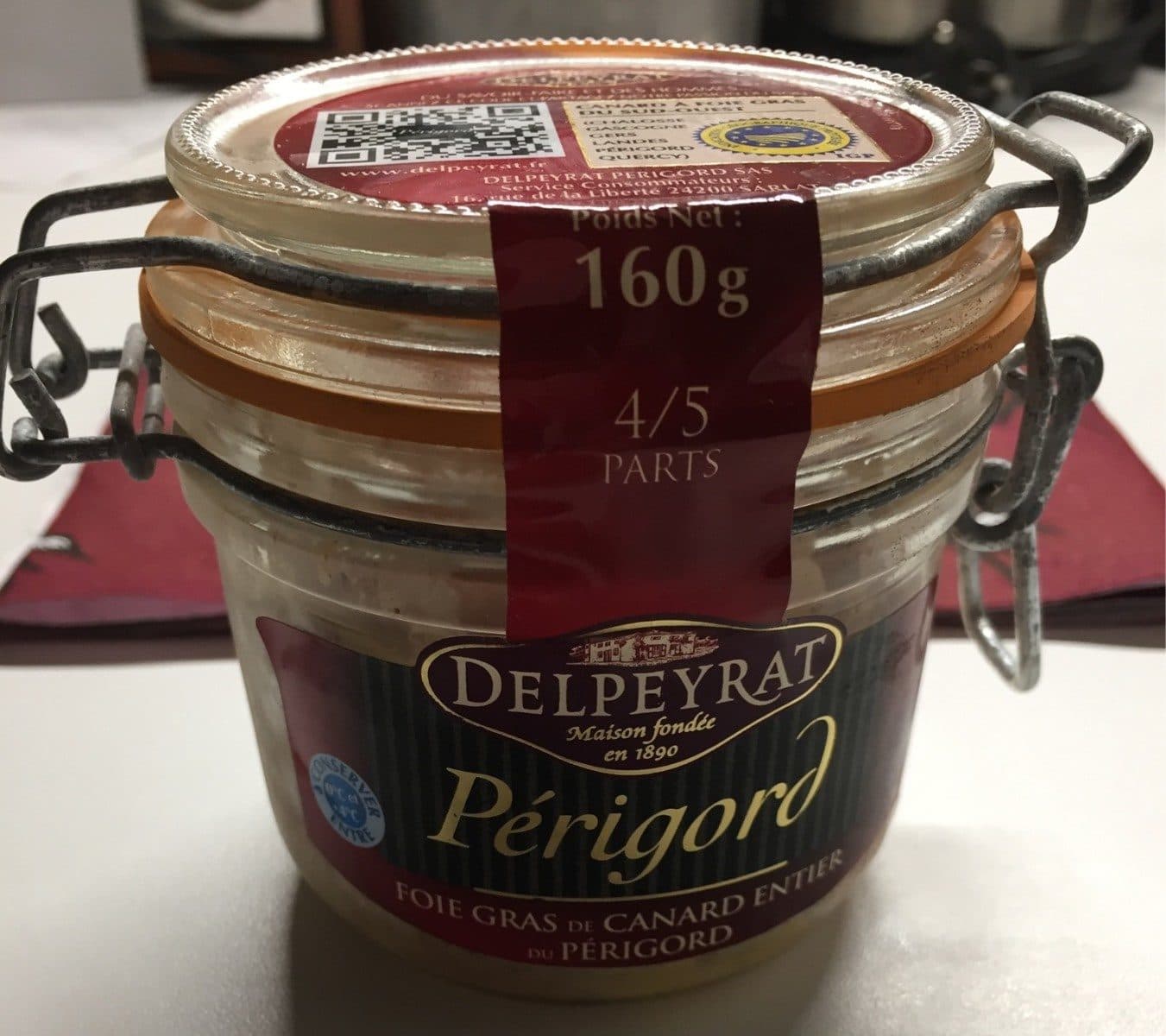 Delpeyrat Foie gras de canard entier du Périgord packshot