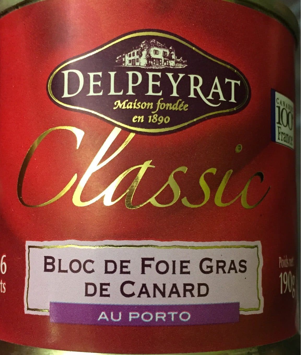 Delpeyrat Foie gras porto packshot