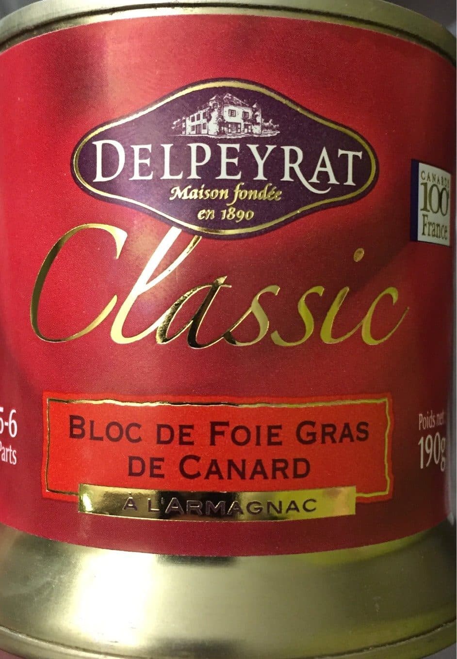 Delpeyrat Bloc de Foie Gras de Canard Armagnac packshot