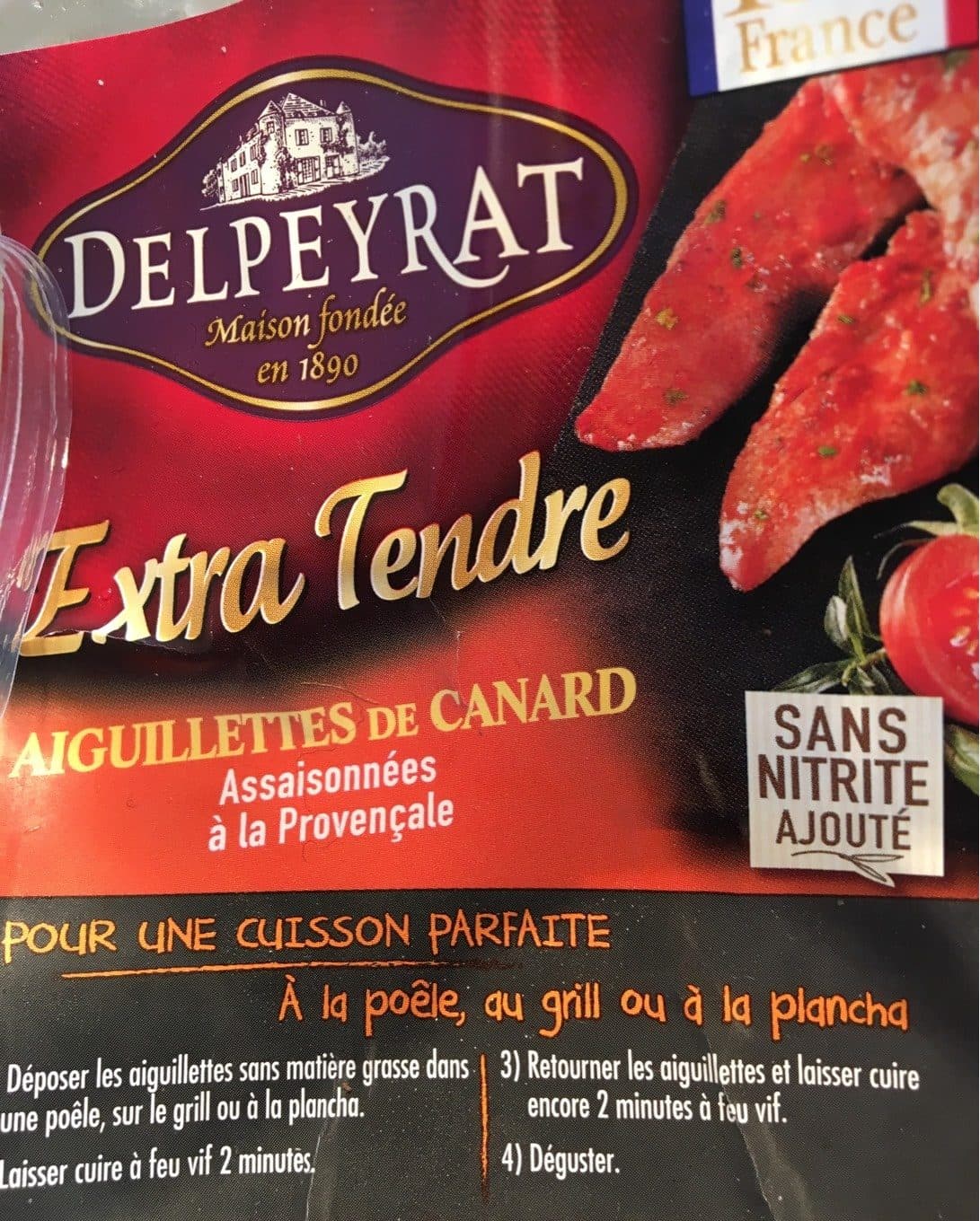 Delpeyrat Aiguillettes de canard à la provençale packshot