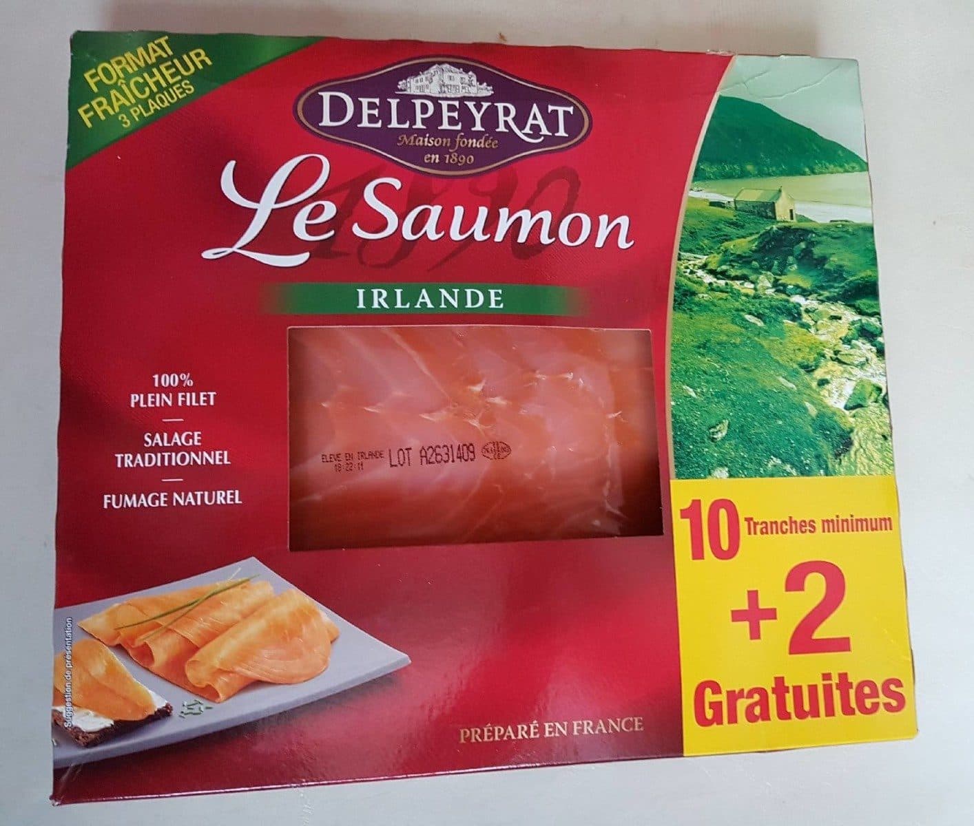Delpeyrat Filet de saumon fumé packshot