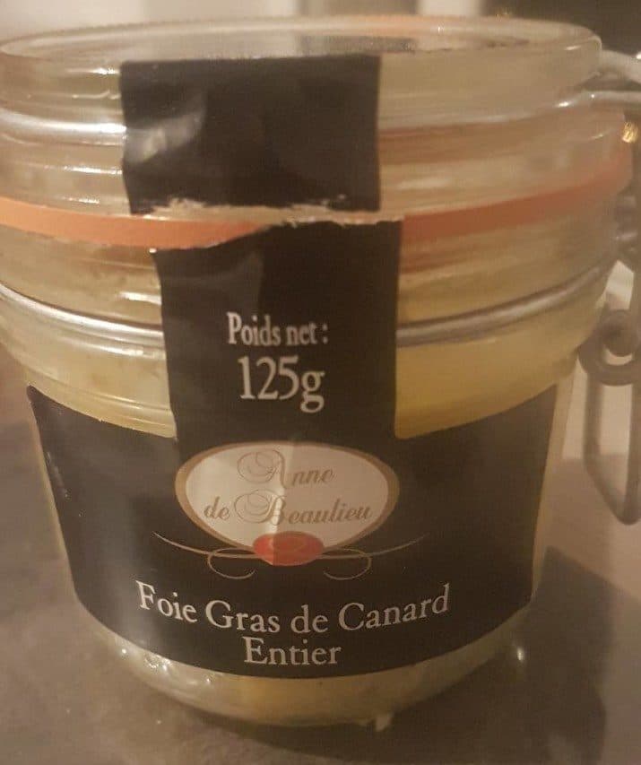 Anne de Beaulieu Foie Gras de Canard Entier packshot