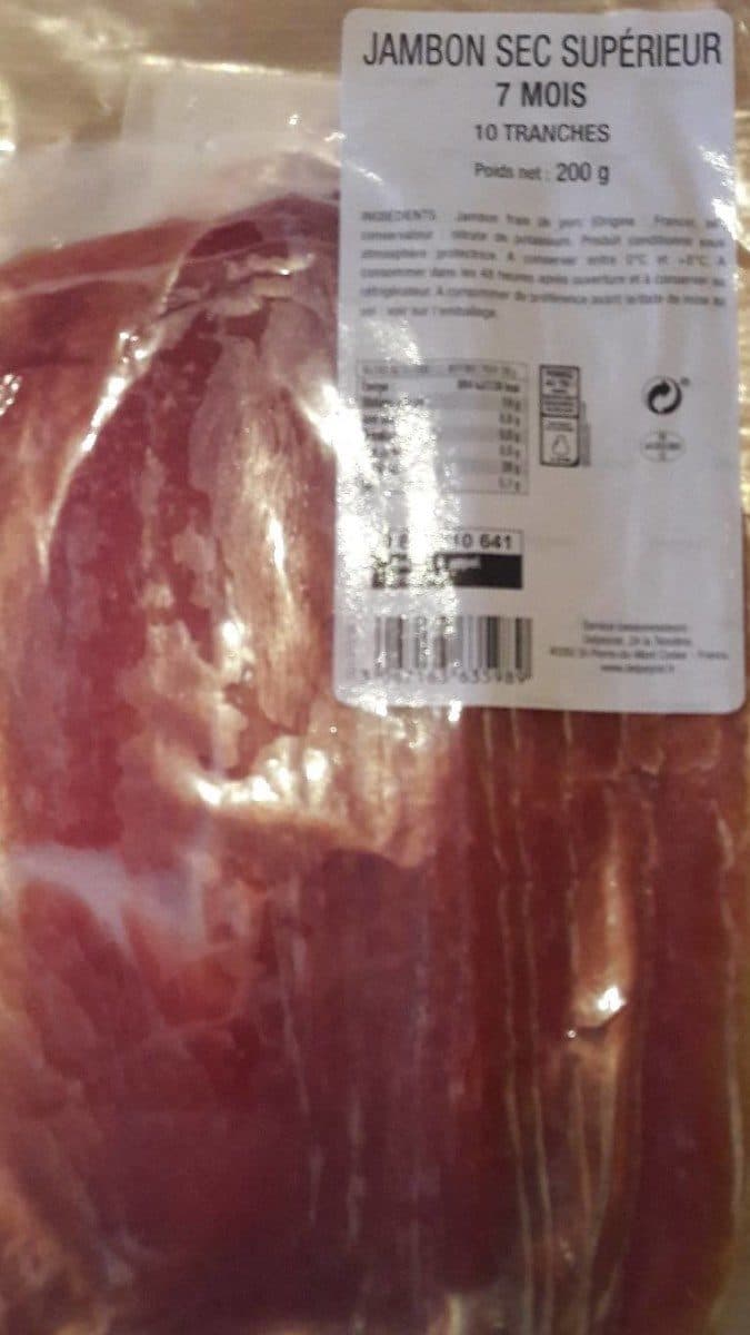 Delpeyrat Jambon sec superieur 7 mois packshot