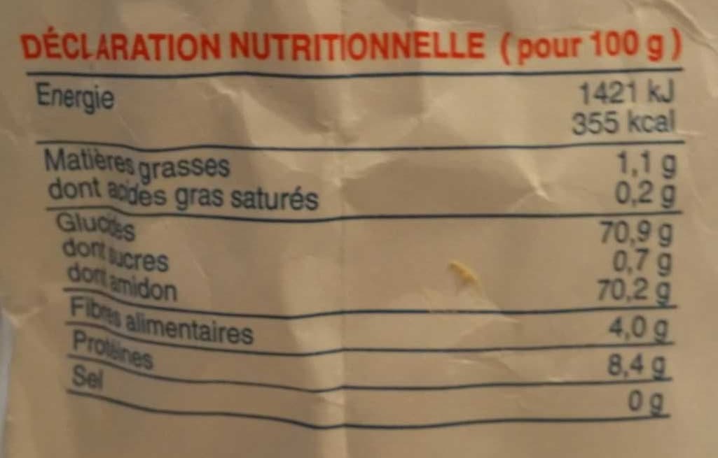 Open Food Facts Farine de ble type 55 packshot