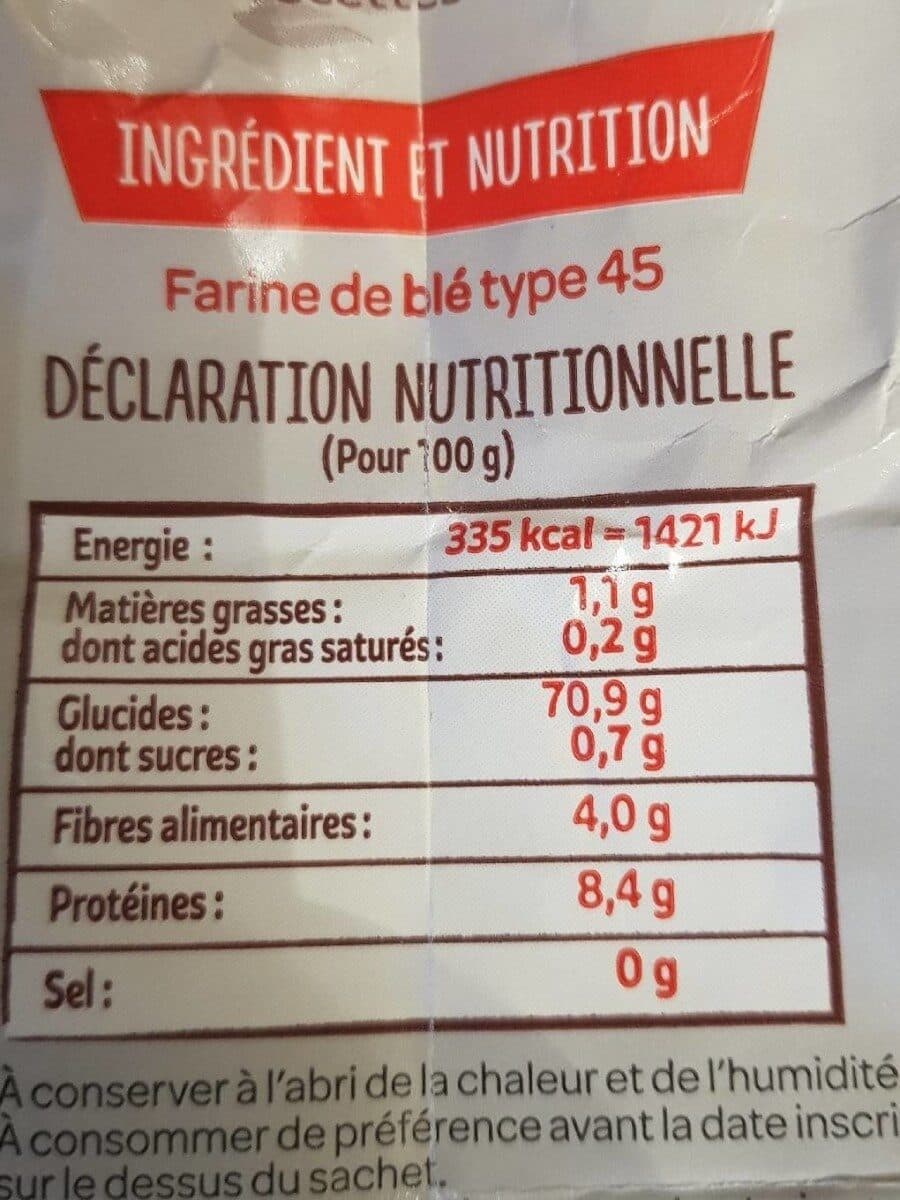 Francine Ma farine de blé fluide - T45 packshot