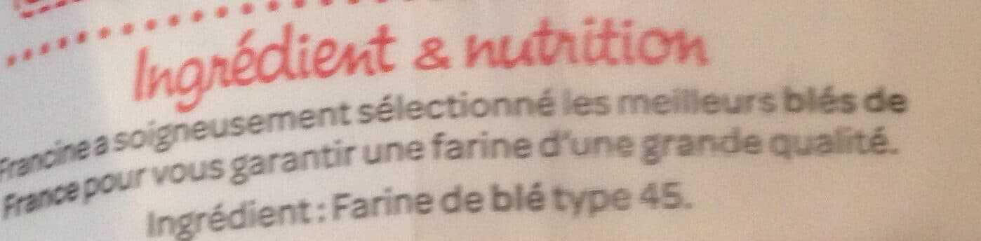 Francine Farine de blé packshot