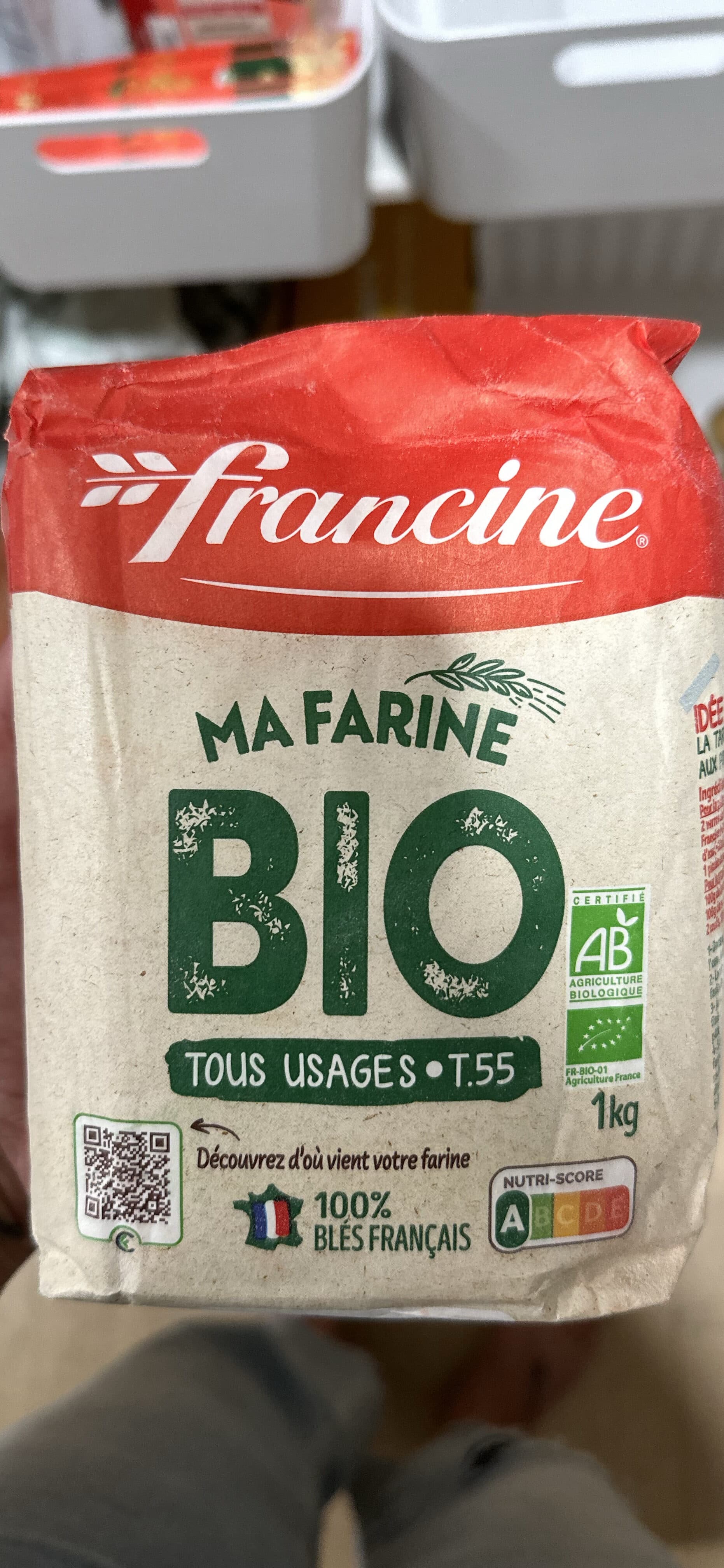 Francine Farine de blé bio packshot