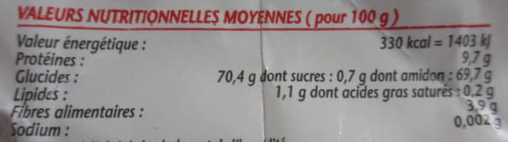 Francine Farine de blé - tous usages packshot