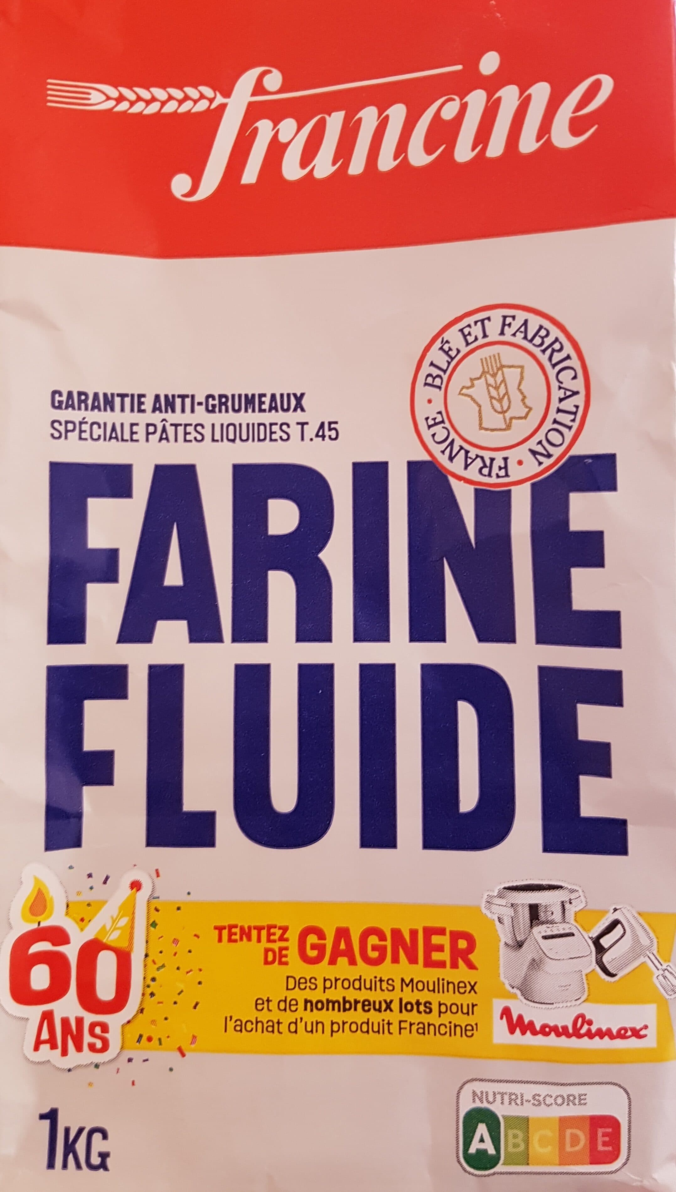 Francine L'Originale - Farine de blé fluide T45 packshot