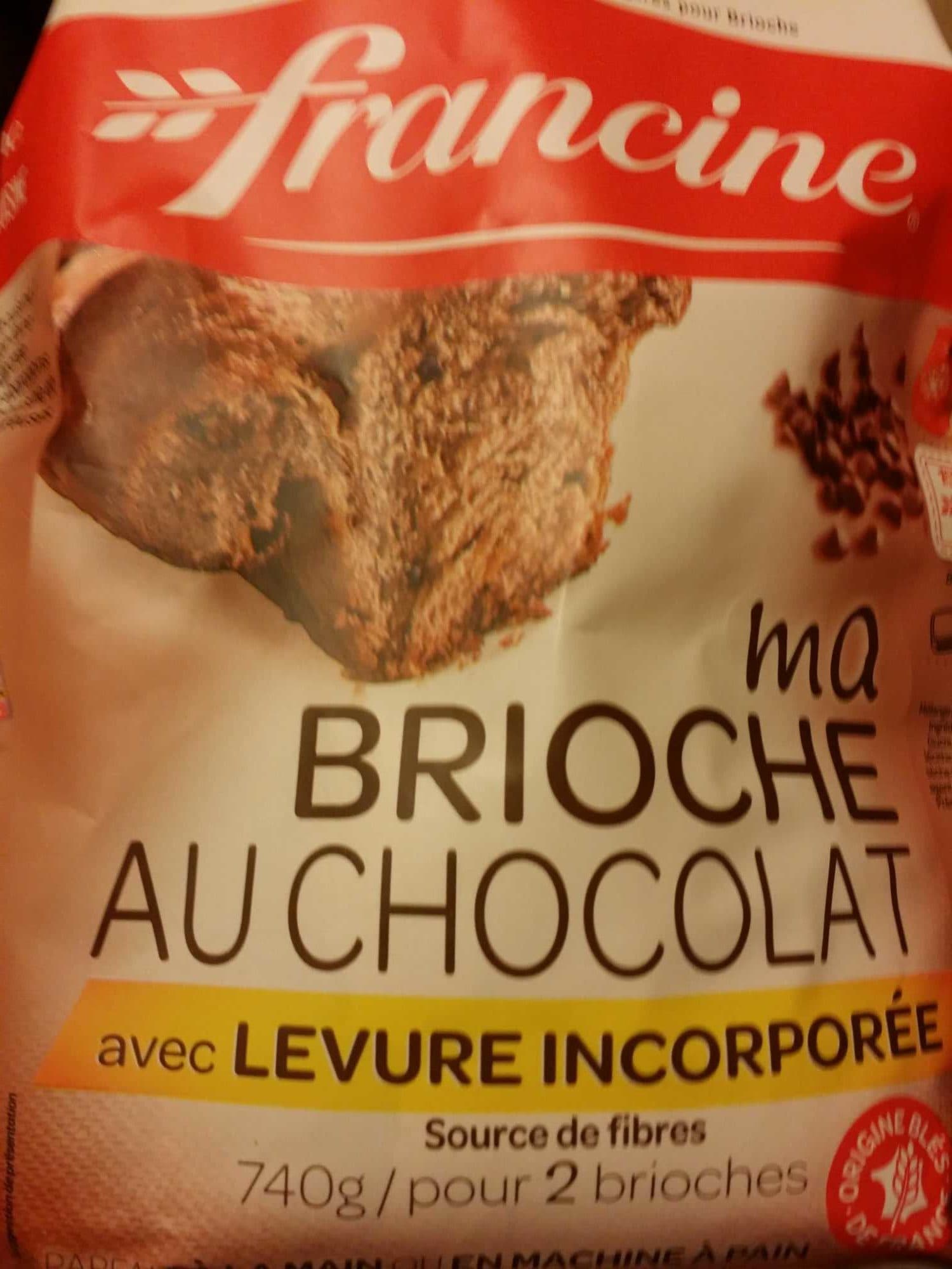 Francine Ma brioche au chocolat avec levure incorporée packshot