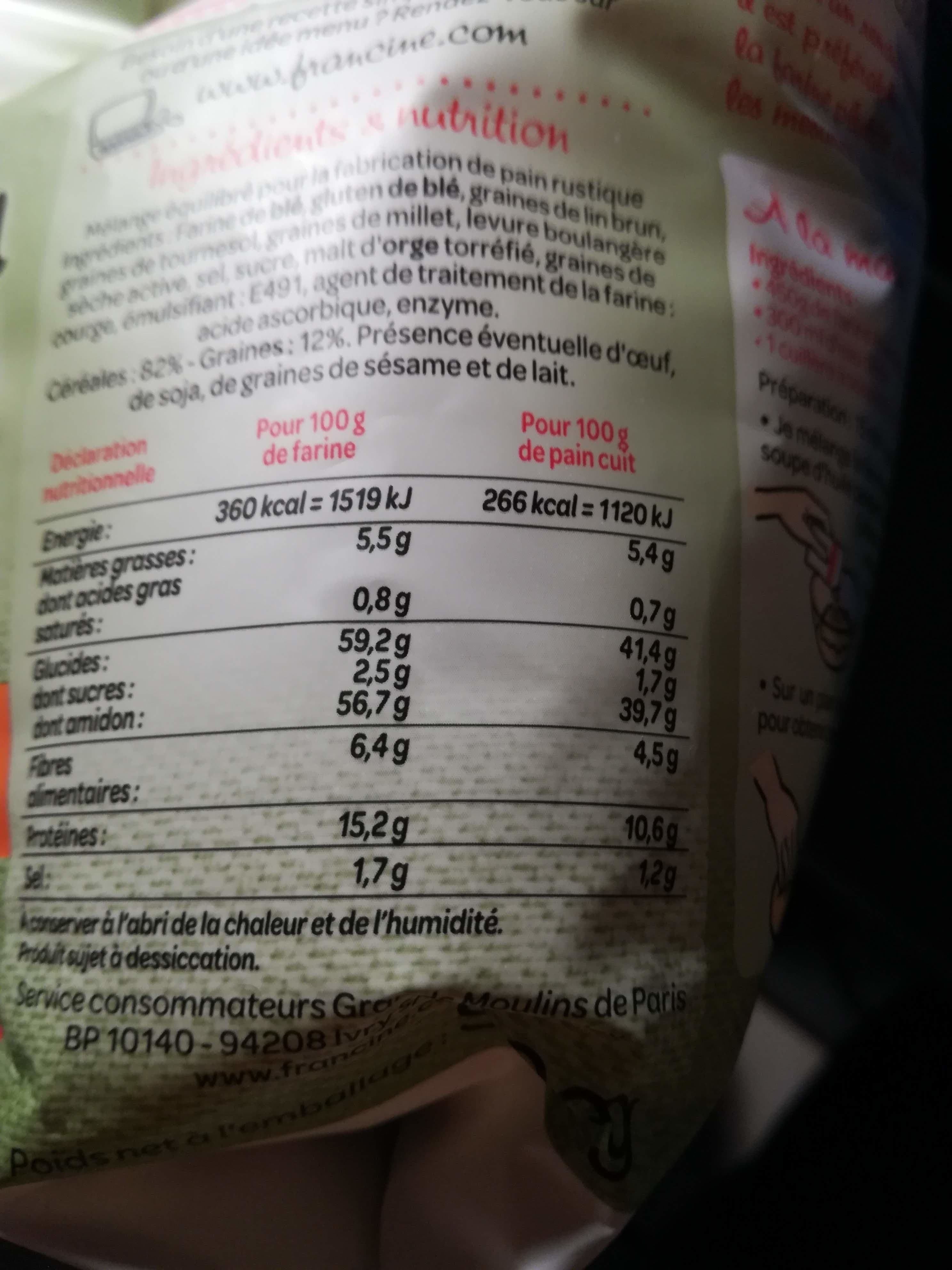 Francine Pain Rustique packshot