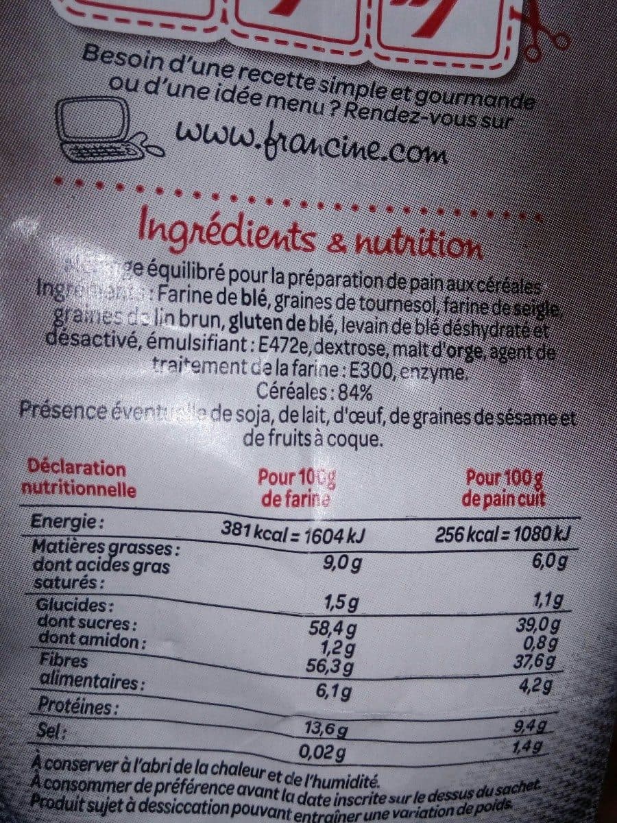 Francine Mon pain multi céréales packshot